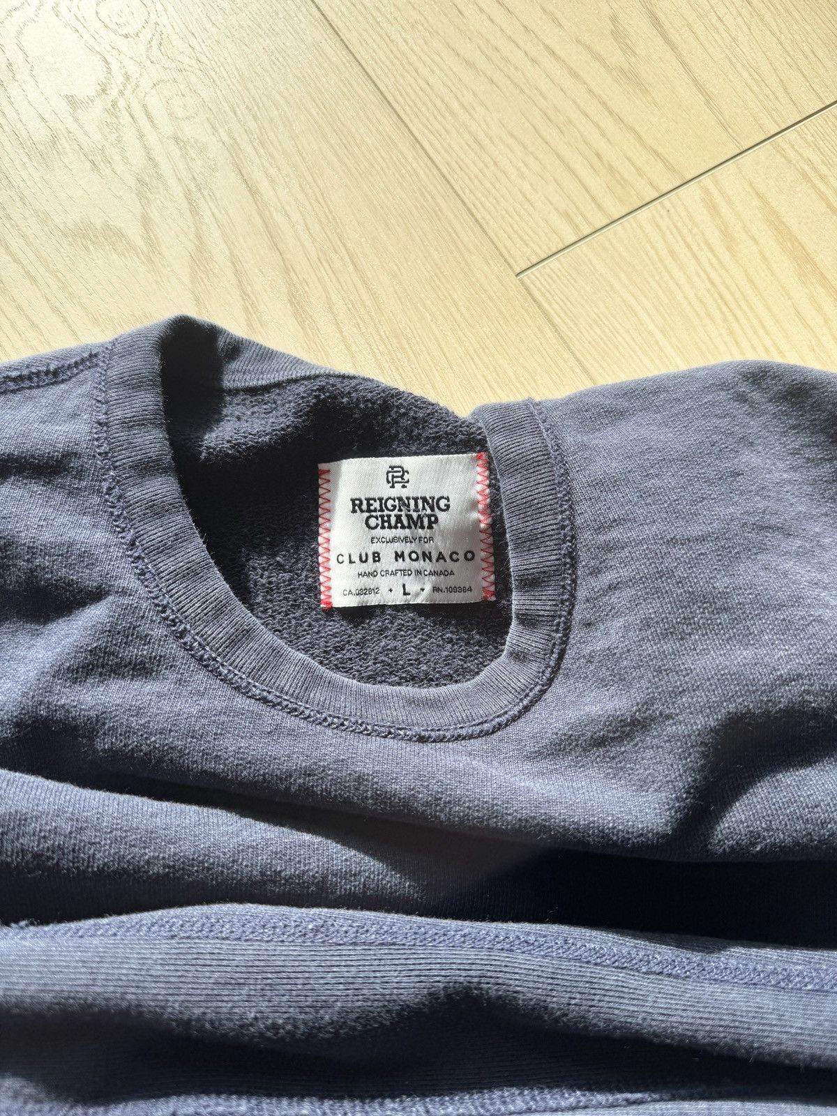Club Monaco CLUB MONACO COLLAB HOODIE WTH FADED CHEST PRINT TOO Size US L / EU 52-54 / 3 - 5 Thumbnail