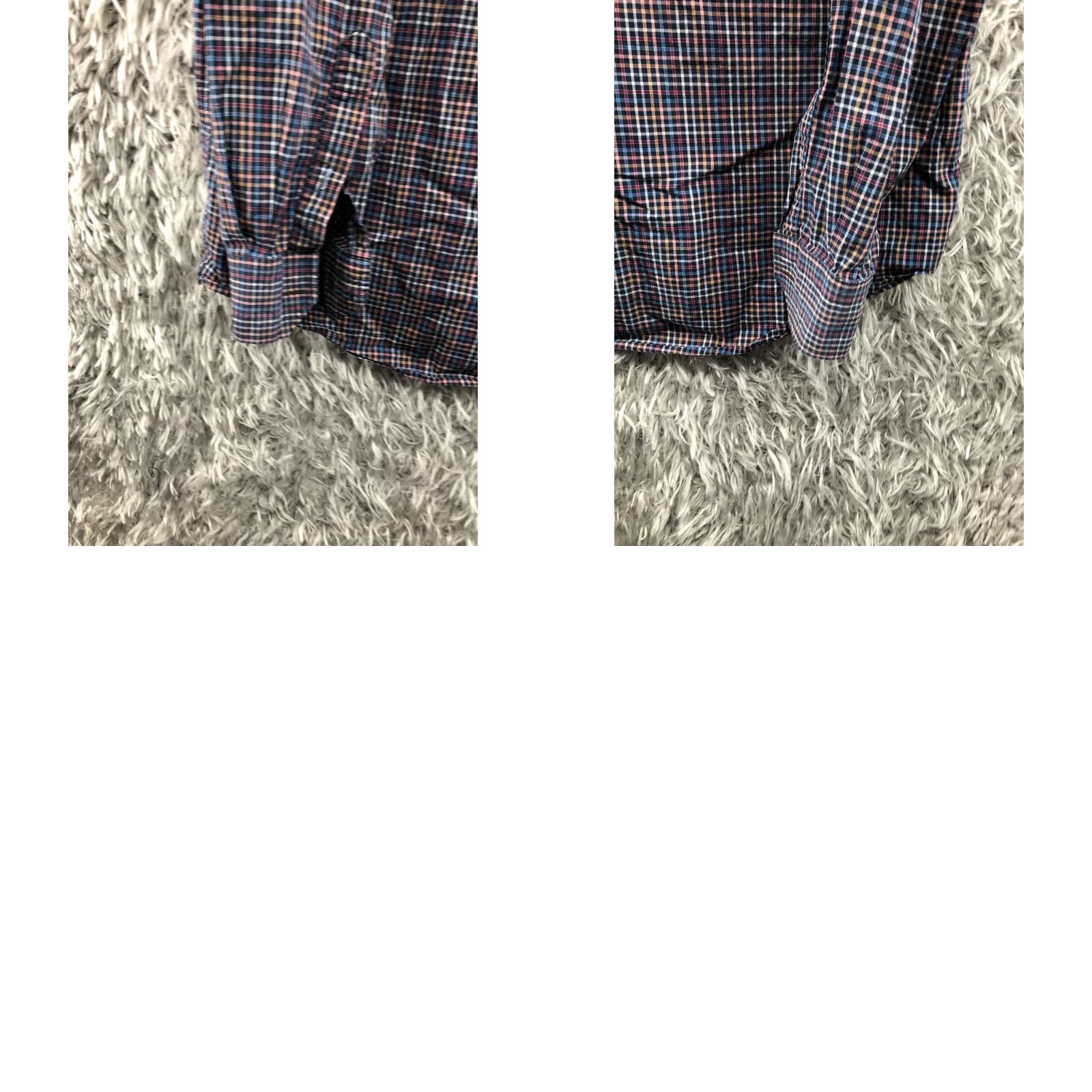 Roundtree & Yorke Roundtree & Yorke Shirt LT Mens Long Sleeve Button-Down Collar Multicolor Plaid Size US L / EU 52-54 / 3 - 9 Thumbnail