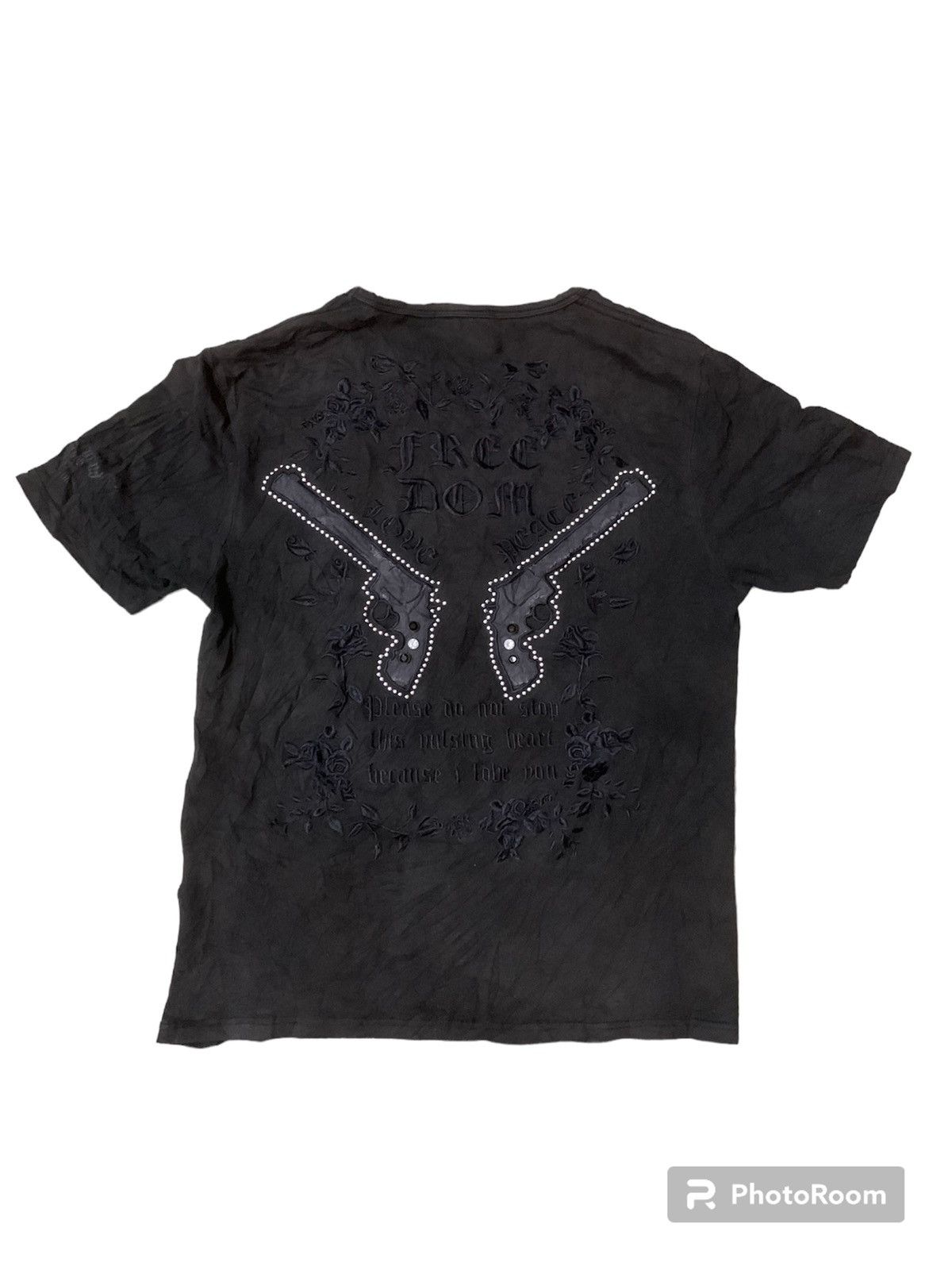 Japanese Brand Nice Graphics Freedom Love And Peace Tee Size US M / EU 48-50 / 2 - 1 Thumbnail