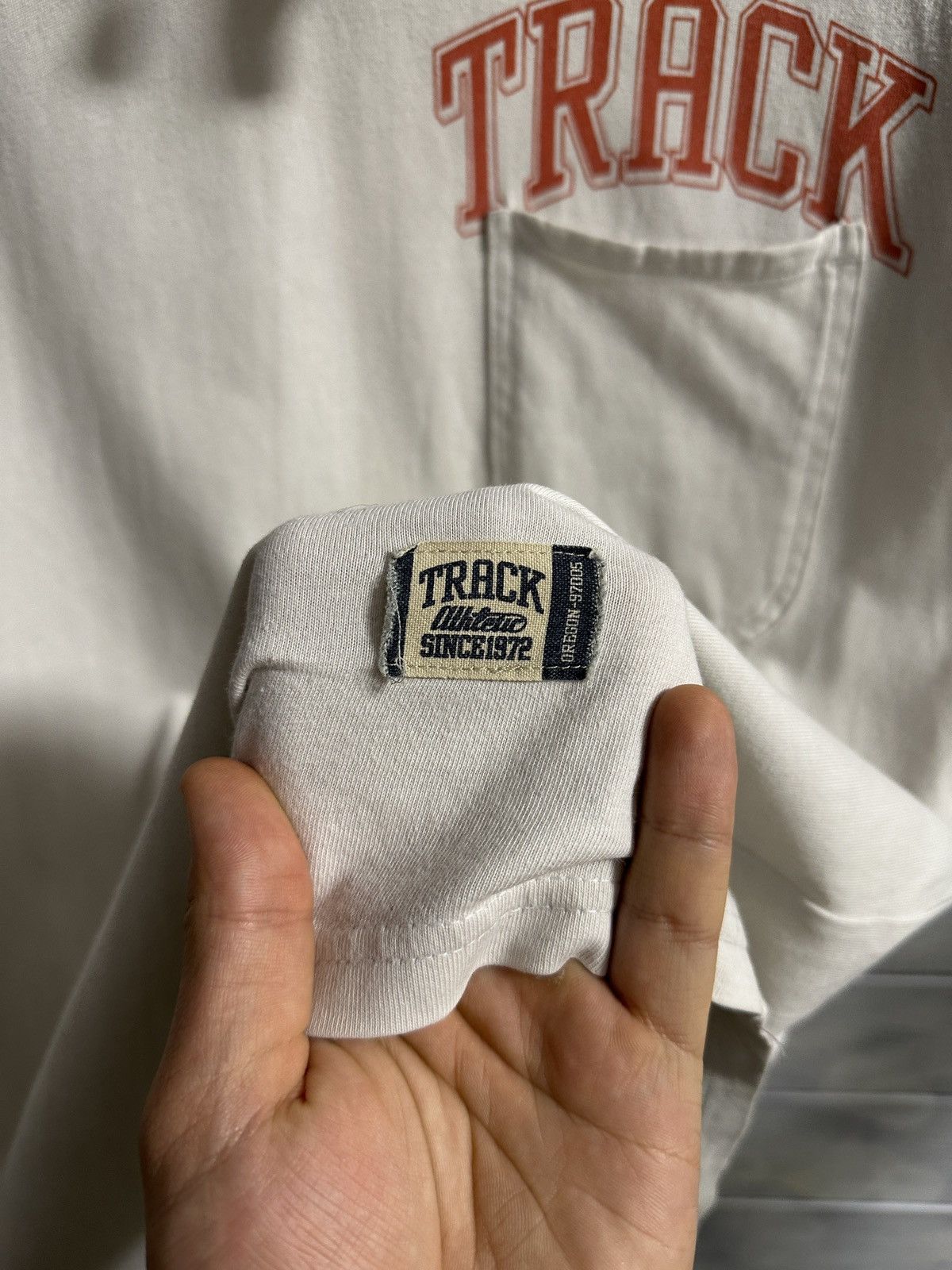 Nike × Vintage Rare Vintage Hood T-Shirt Nike Track Athletic Since 1972 Size US M / EU 48-50 / 2 - 3 Thumbnail