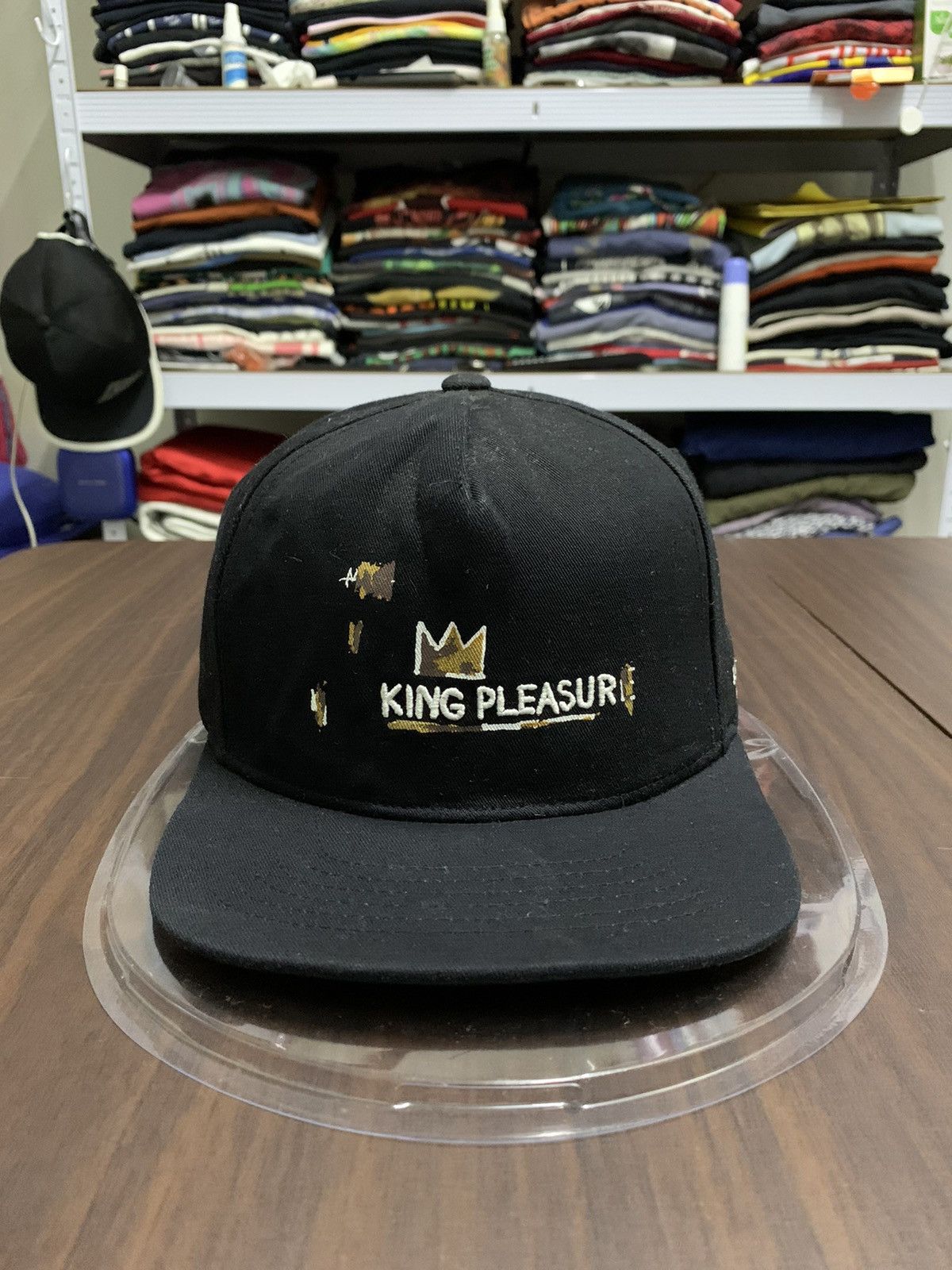 Jean-Michel Basquiat Vintage Jean Michel Basquait King Pleasure Trucker Hat Cap Size ONE SIZE - 2 Thumbnail