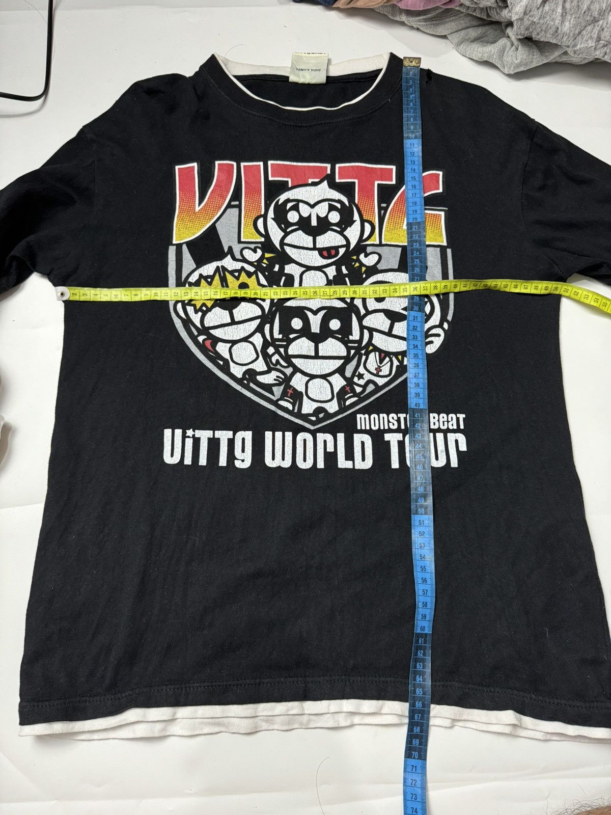 If Six Was Nine × Japanese Brand × Le Grande Bleu (L.G.B.) Double Layers Uittg World Tour Long Sleeve Size US M / EU 48-50 / 2 - 9 Thumbnail