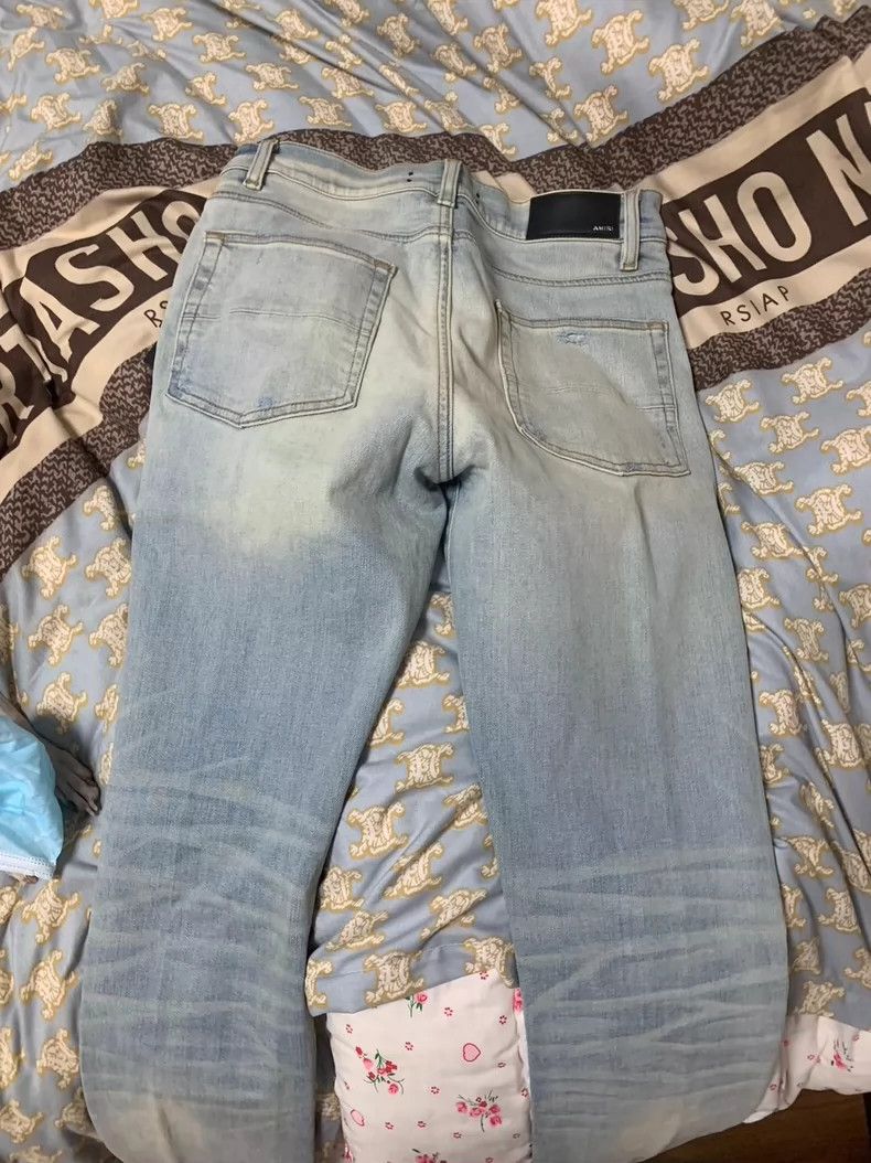Amiri Amiri Light-colored washed jeans 2501-Nextarrow Size US 31 - 7 Thumbnail