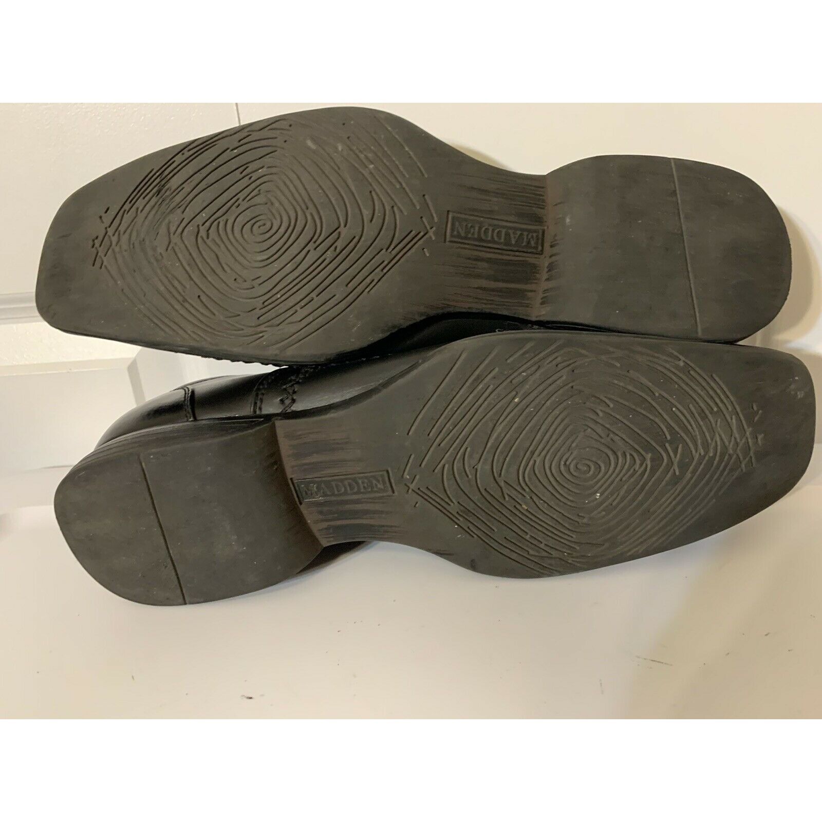 Madden NYC Madden Mens Black Dress Loafers Slip Ons Trace 9.5 M Size US 9.5 / EU 42-43 - 6 Thumbnail