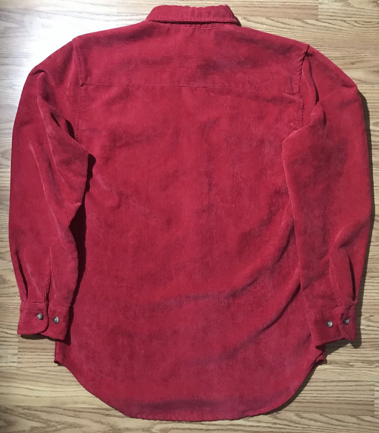 Sugar Cane × Vintage Vintage Sugar Cane Toyo Large Red Corduroy Button Up Shirt Size US L / EU 52-54 / 3 - 2 Thumbnail