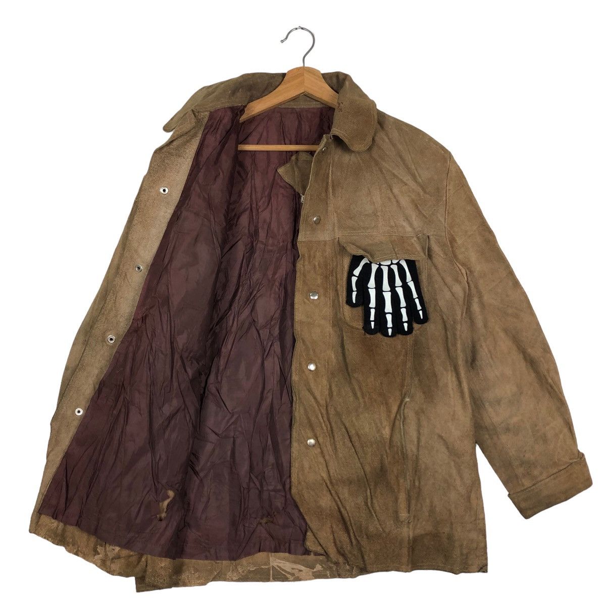 Genuine Leather 🔥90’s Vintage Genuine Leather Jacket Issey Miyake Japan Size US M / EU 48-50 / 2 - 9 Thumbnail