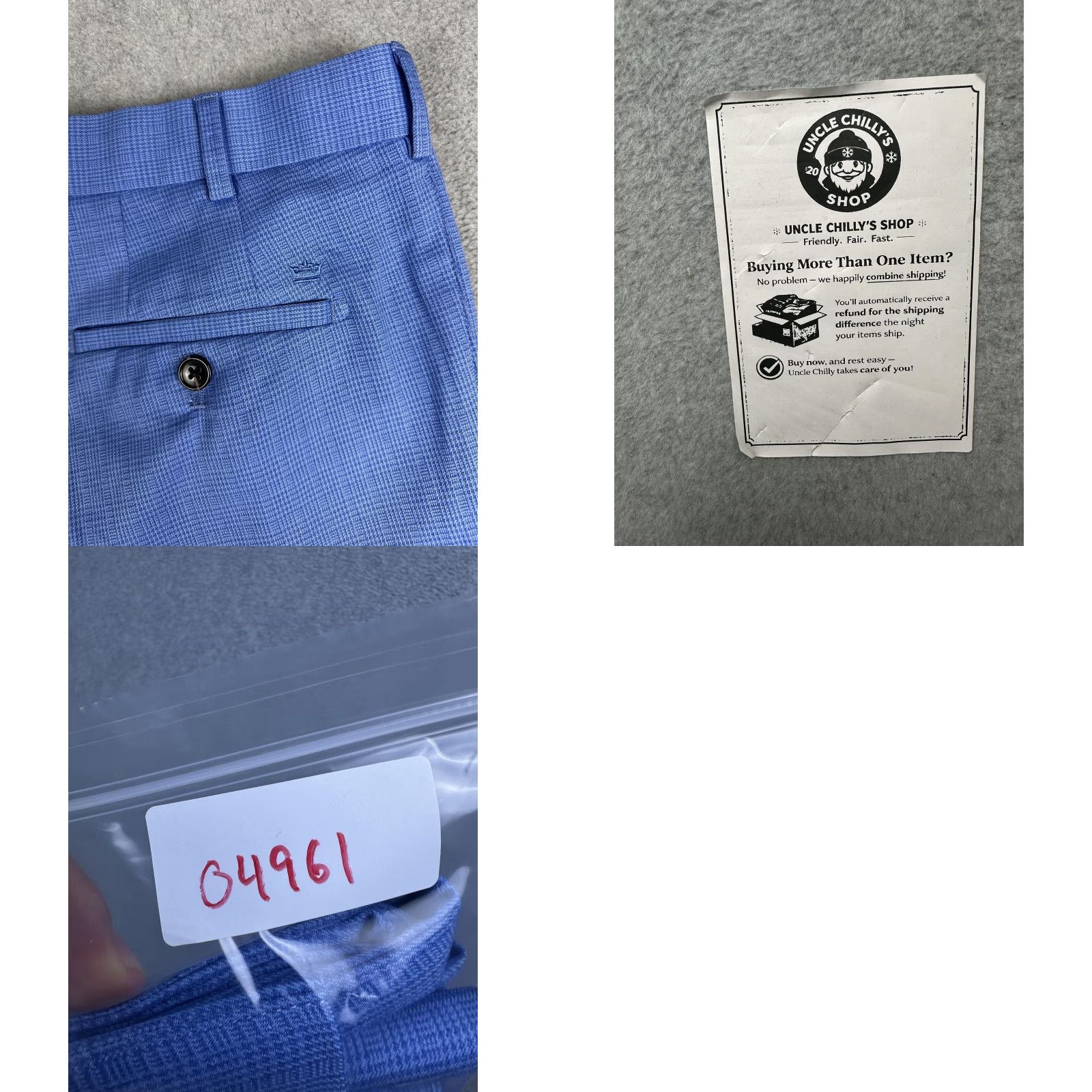 Peter Millar Peter Millar Pants Mens 32x30 Blue Crown Sport Chino Golf Casual Size US 32 / EU 48 - 9 Thumbnail