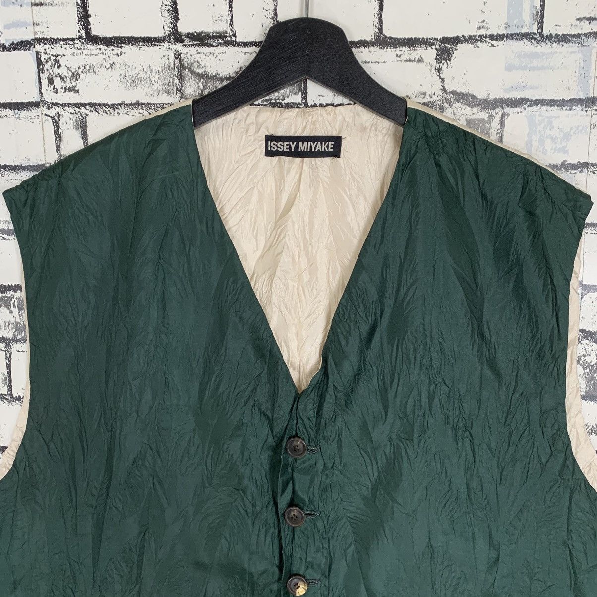 Designer × Issey Miyake × Vintage Issey Miyake Reversible Nylon Vest Size US M / EU 48-50 / 2 - 10 Thumbnail