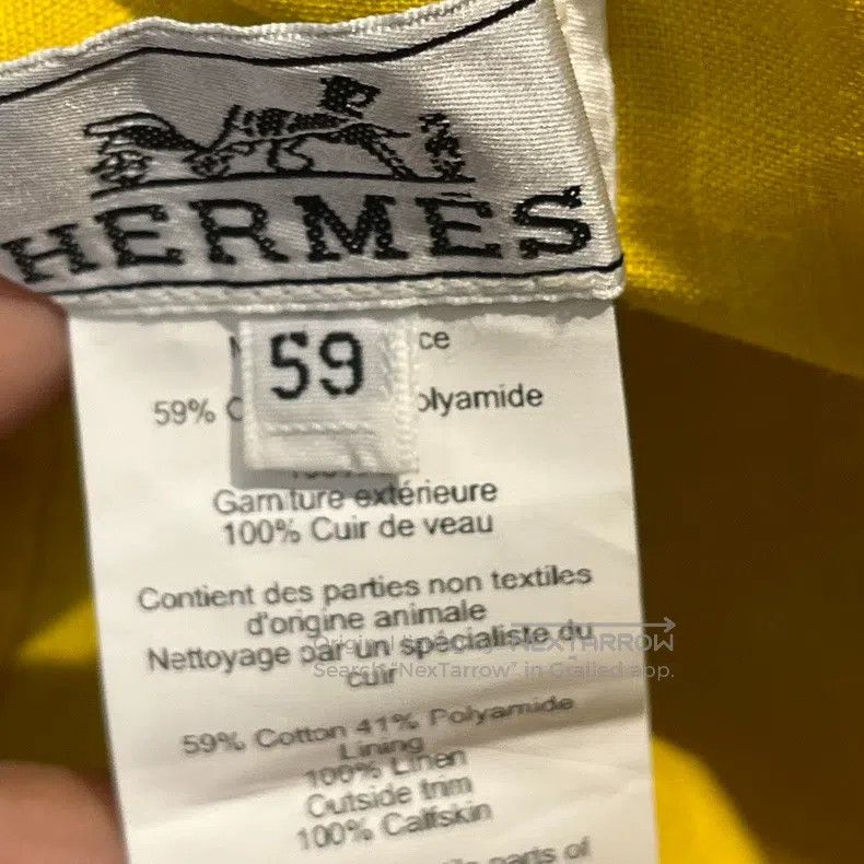 Hermes Hermes size 59 Blue robot smile fisherman hat Size ONE SIZE - 7 Thumbnail