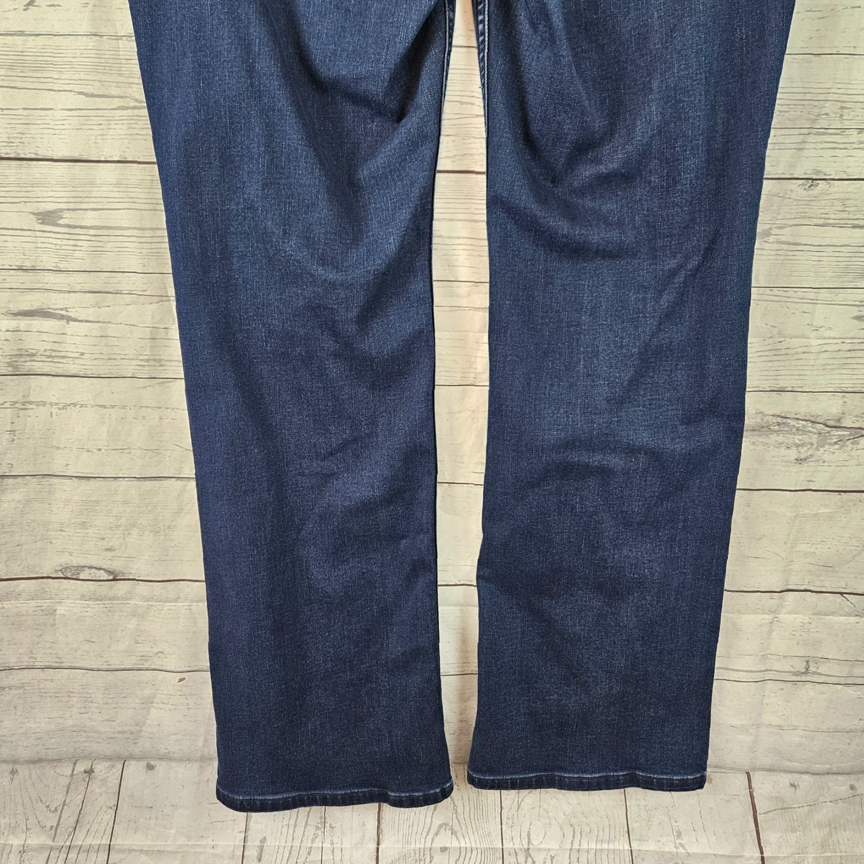 Vintage Duluth Womens Jeans Bootcut Brushed Back 16 Blue Dark Wash Mid Rise Size 38" / US 16 / IT 52 - 5 Thumbnail