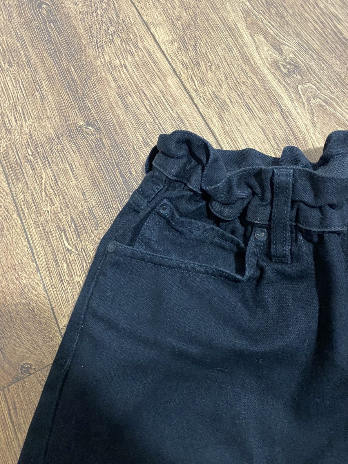 Off-White OFF-WHITE c/o VIRGIL ABLOH Black low crotch jeans Size US 31 - 5 Thumbnail