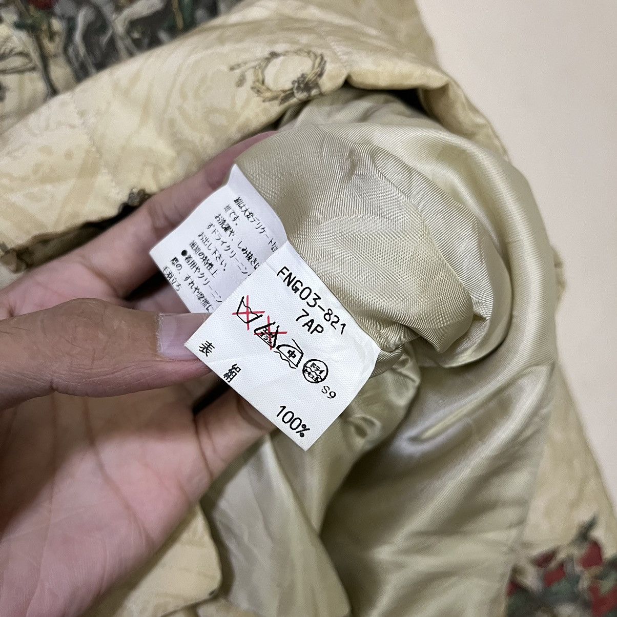 Burberry Vintage Burberrys Classic Horseman Design Silk Jacket Size US L / EU 52-54 / 3 - 14 Thumbnail