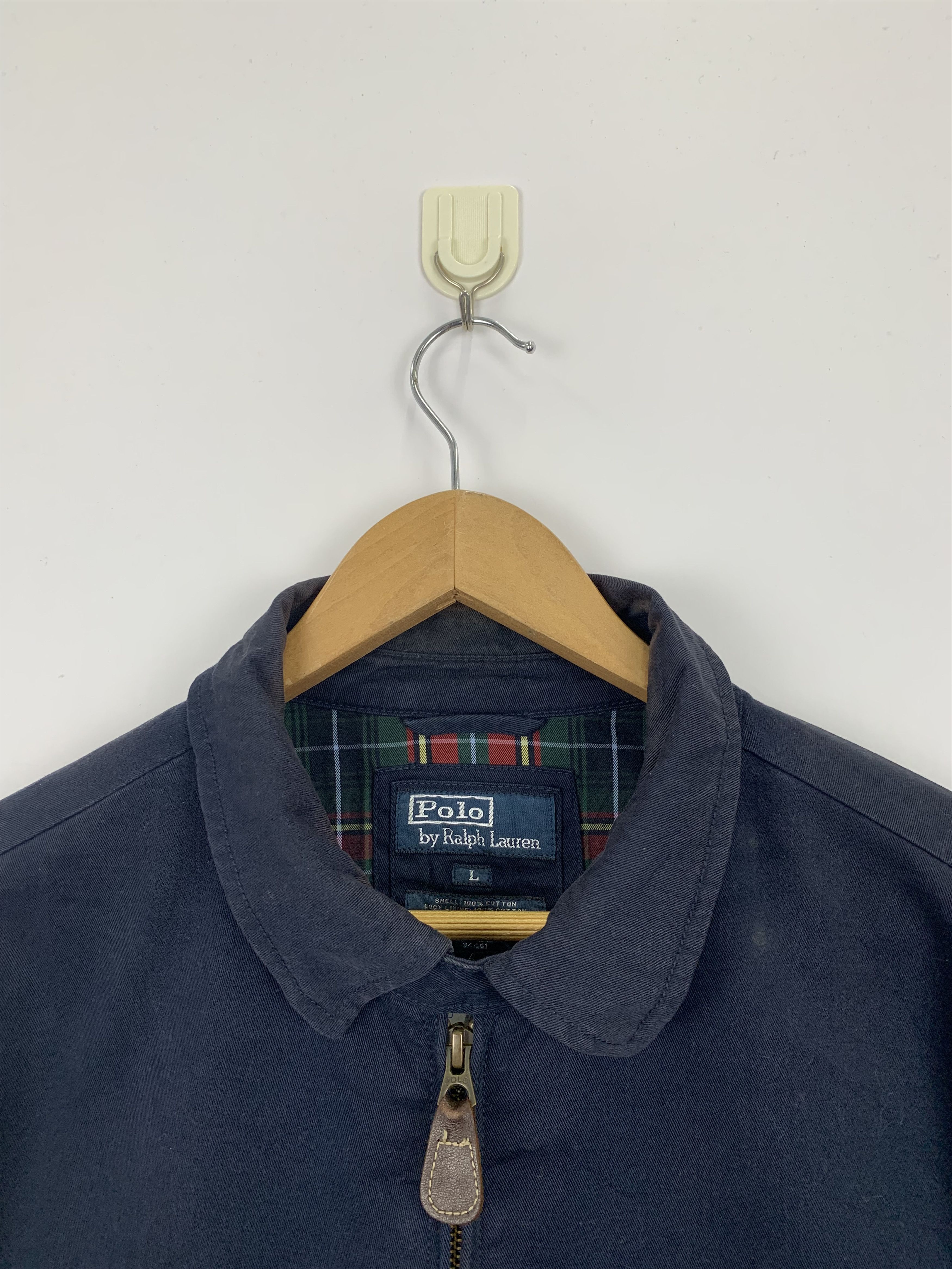 Polo Ralph Lauren Vintage 90s Polo Ralph Lauren Denim Zipper Jacket J0952 Size US L / EU 52-54 / 3 - 8 Thumbnail