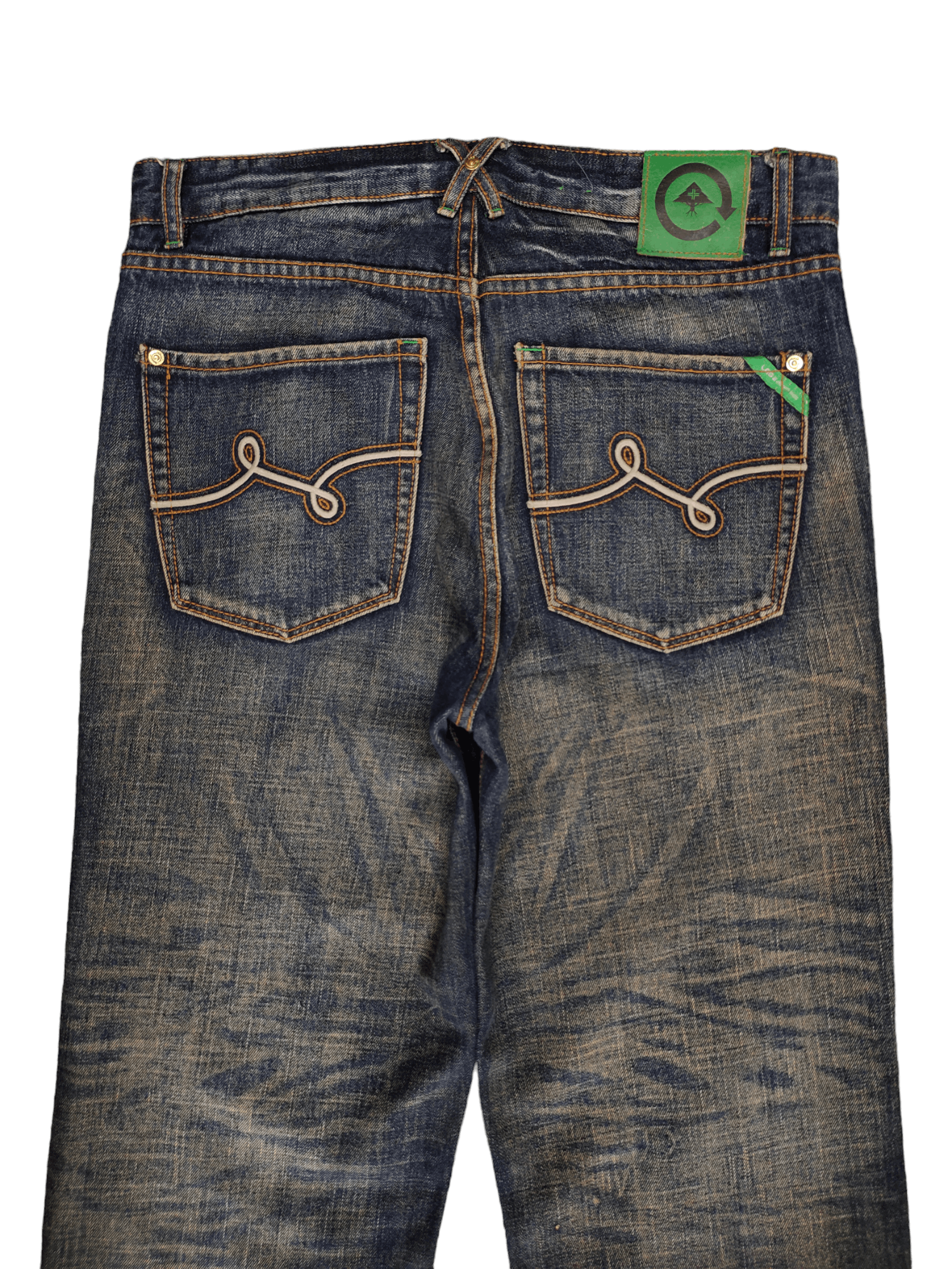 LRG Lrg Clawmark Stone Wash Wide Leg Denim 90s Jnco Baggy Jeans Size US 34 / EU 50 - 3 Thumbnail