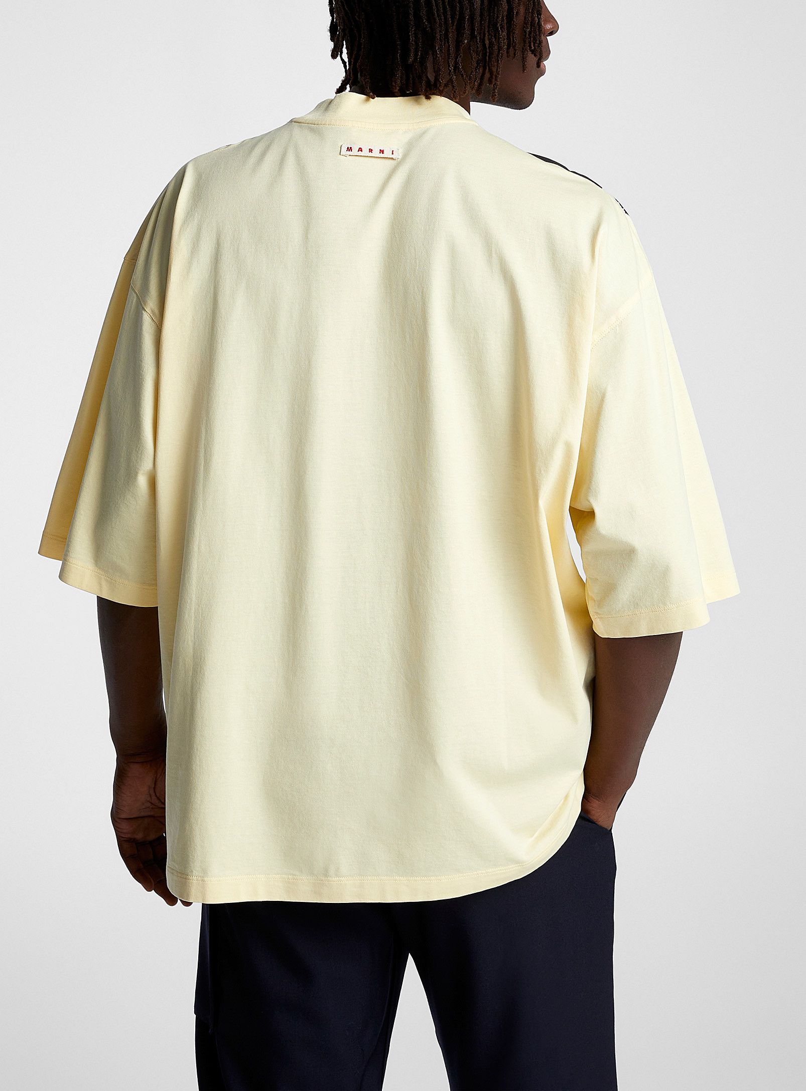 Marni BNWT AW23 MARNI STRIPES ORGANIC COTTON JERSEY TSHIRT 50 Size US M / EU 48-50 / 2 - 10 Thumbnail