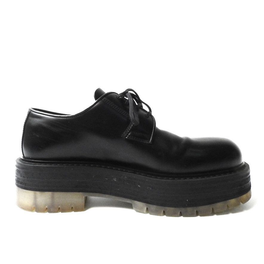 Bottega Veneta BOTTEGA VENETA STILT CHUNKY-SOLE LEATHER DERBY SHOES Size US 8.5 / EU 41-42 - 8 Thumbnail