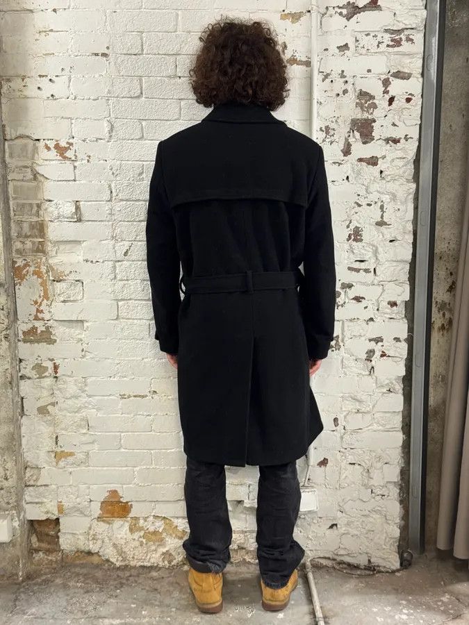 Gianfranco Ferre 2000s Gianfranco Ferré Black Wool Double-Breasted Coat Size US M / EU 48-50 / 2 - 3 Thumbnail