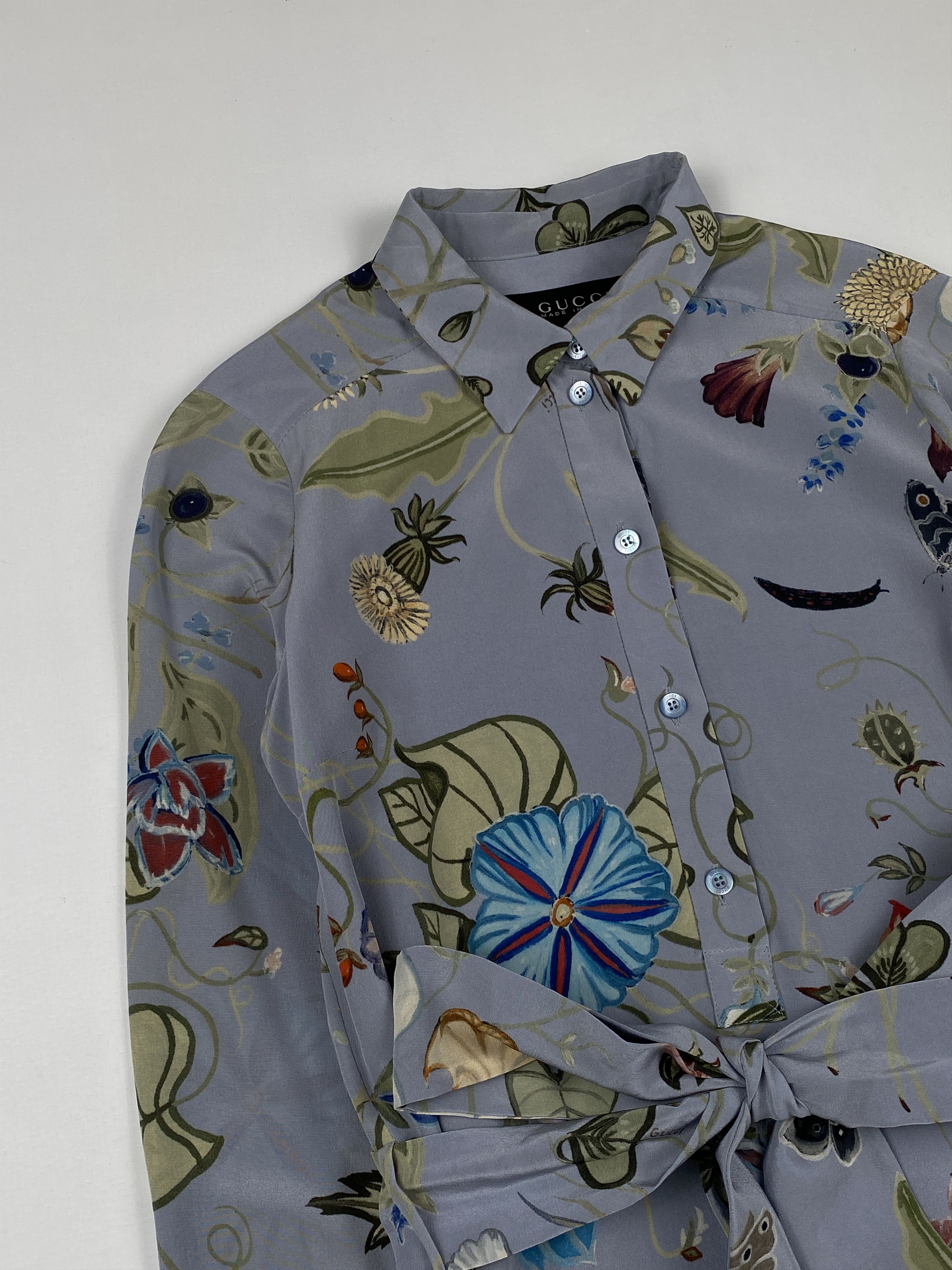Gucci 2014 Floral Mini Dress Size XS / US 0-2 / IT 36-38 - 6 Thumbnail