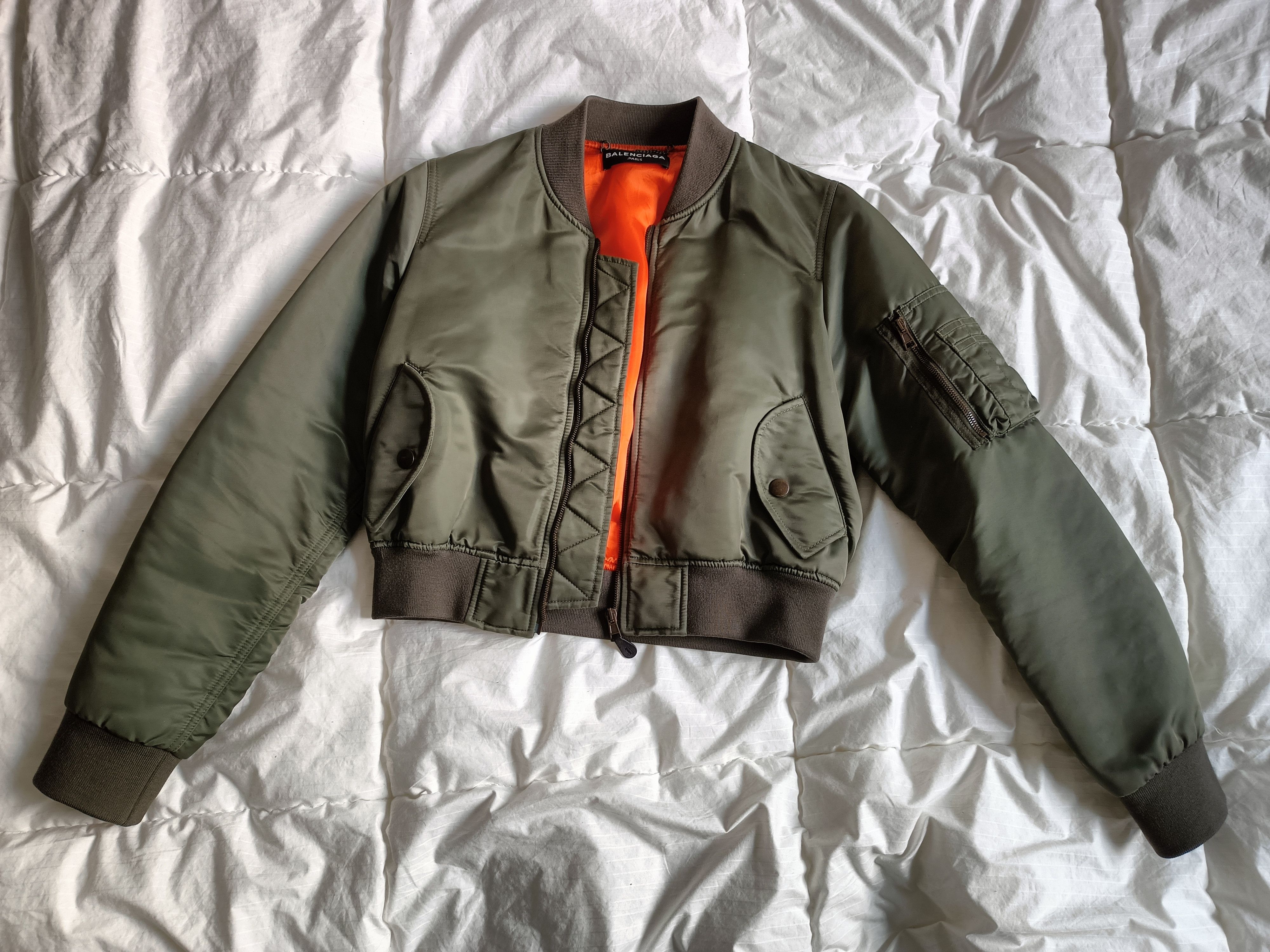 Balenciaga Balenciaga SS17 Cropped Bomber Size US M / EU 48-50 / 2 - 2 Thumbnail