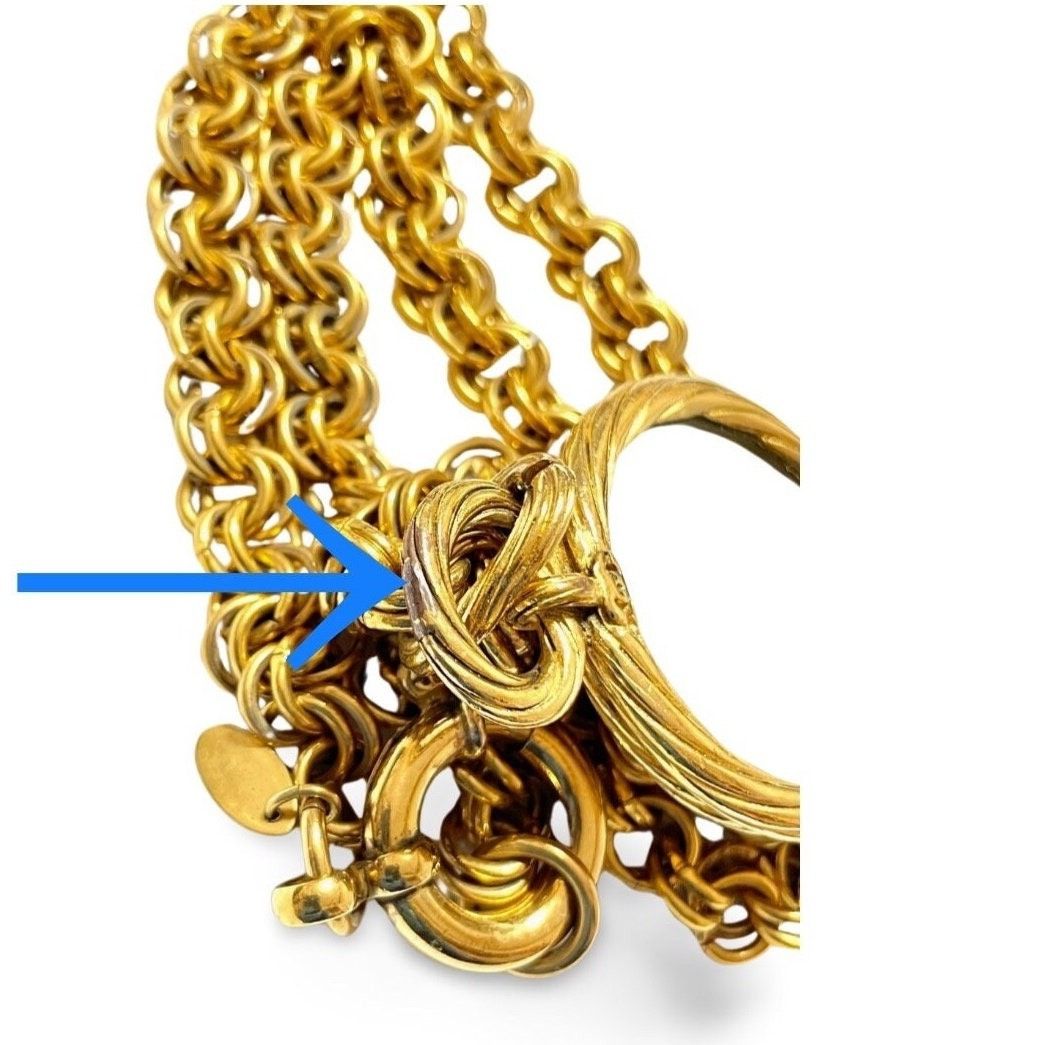 Chanel Vintage CHANEL nice and heavy chain necklace with mirror Size ONE SIZE - 7 Thumbnail