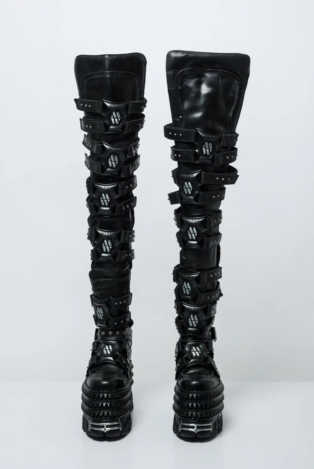 New Rock New Rocks boots armour gamer boots | Grailed