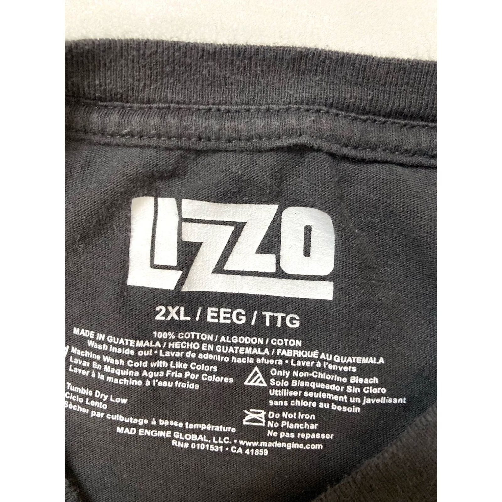 Rizzoli VINTAGE Lizzo The Special Tour Graphic T-shirt Women XXL Black Short Sleeve Size XXL / US 16-18 / IT 52-54 - 5 Thumbnail
