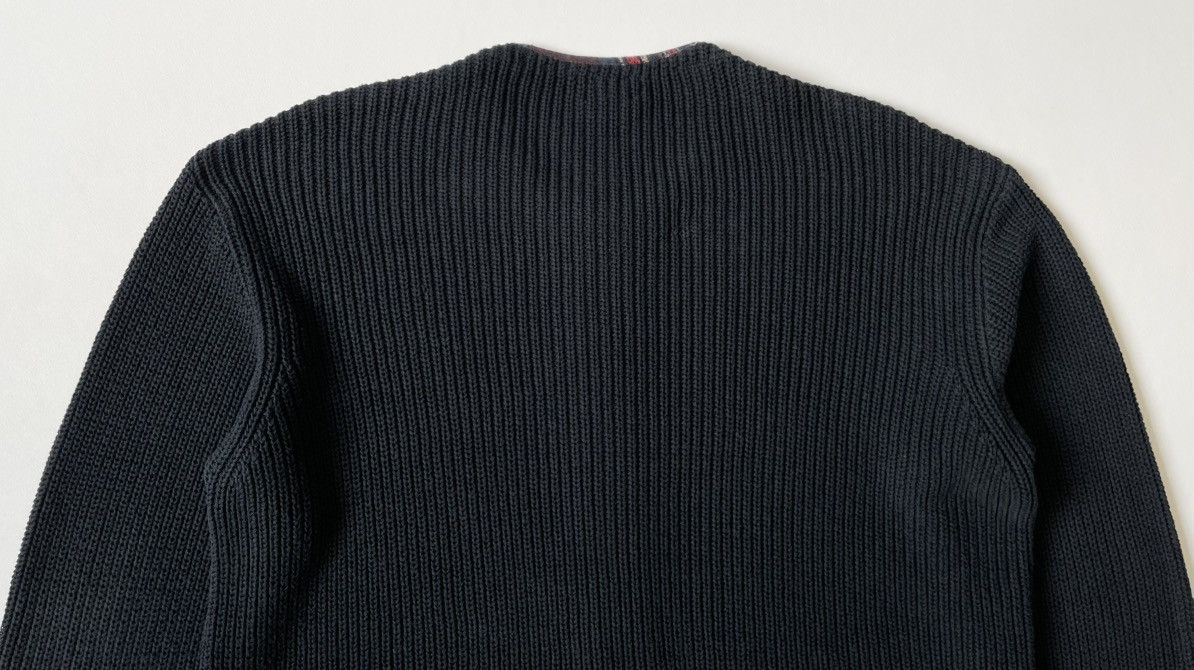 Dries Van Noten 1990s Ribbed Zip Knit Cotton Cardigan Size US L / EU 52-54 / 3 - 13 Thumbnail