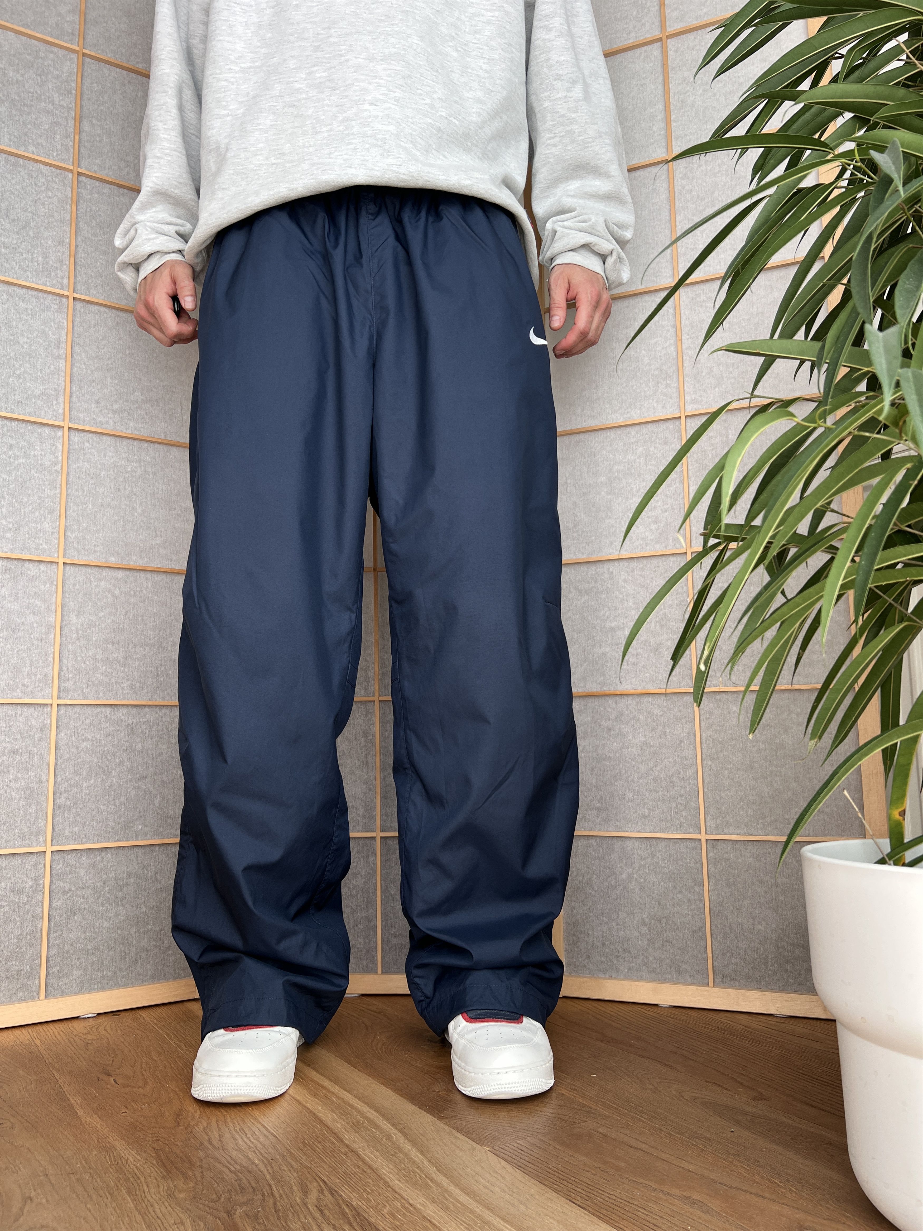 パンツ 00s nike nylon wide pants y2k teck glay Vintage Y2K Nike Track Pants Grey XL | eBay