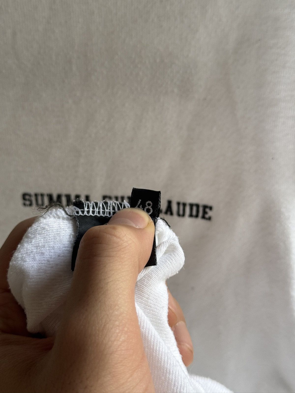 Raf Simons Raf Simons S/S 2000 “sum cumma laude” tank top Size US M / EU 48-50 / 2 - 9 Thumbnail