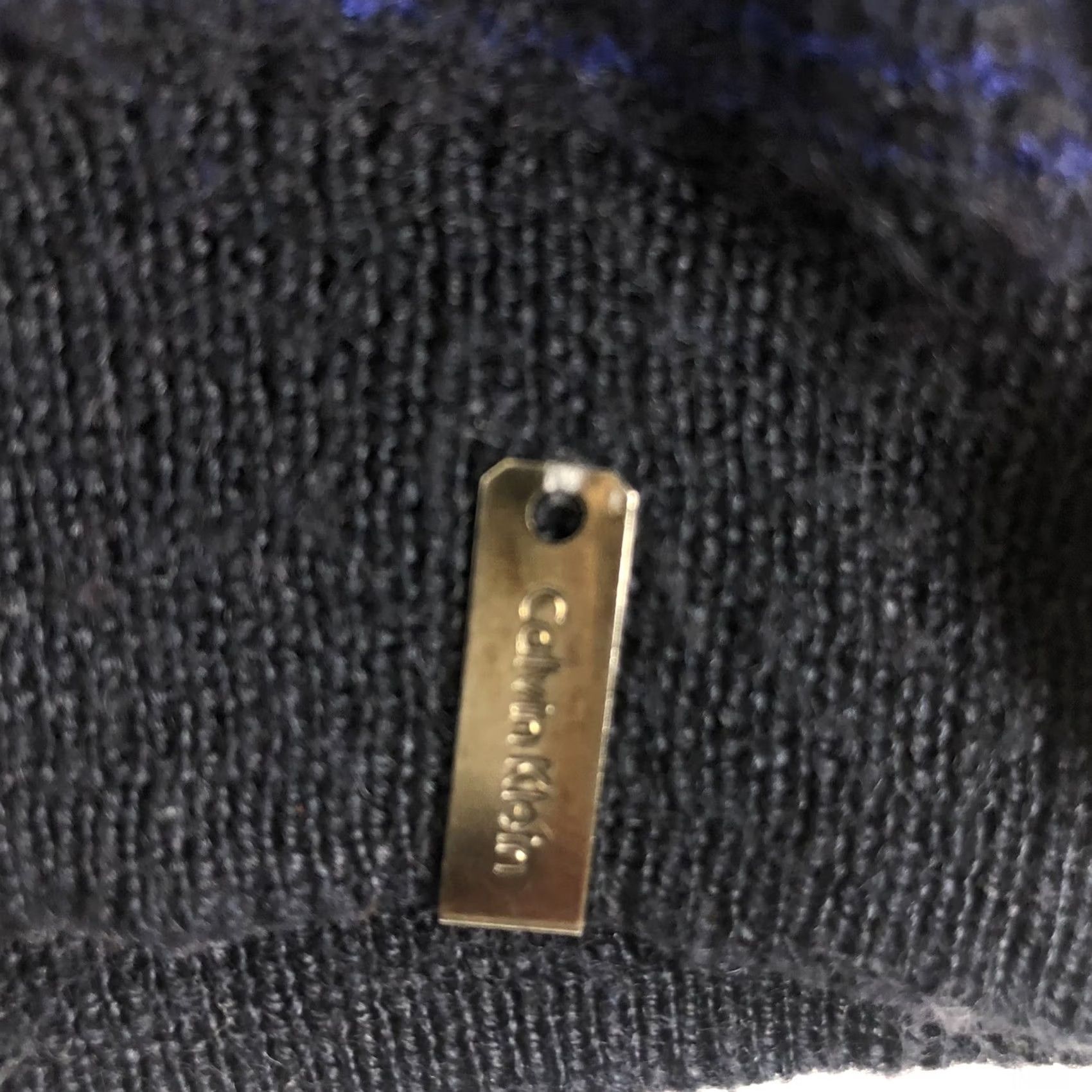 Calvin Klein Calvin Klein Sweater Women's Size S Blue Long Sleeve Merino Wool Blend Pullover Size S / US 4 / IT 40 - 4 Thumbnail