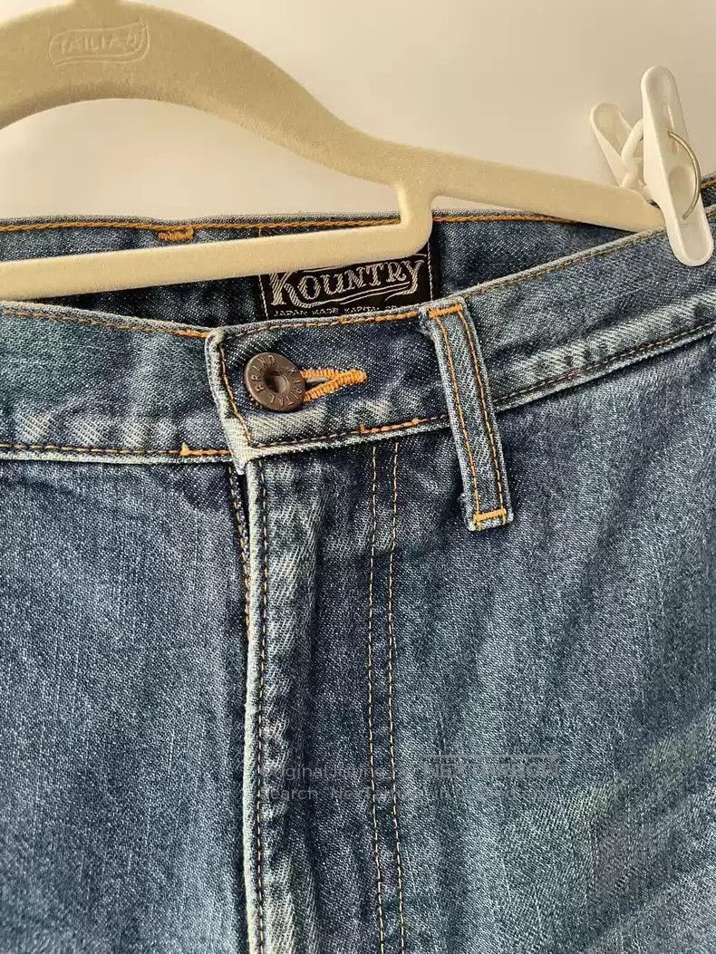 Kapital kapital Balloon pants stitching patch washed jeans. Size US 32 / EU 48 - 4 Thumbnail