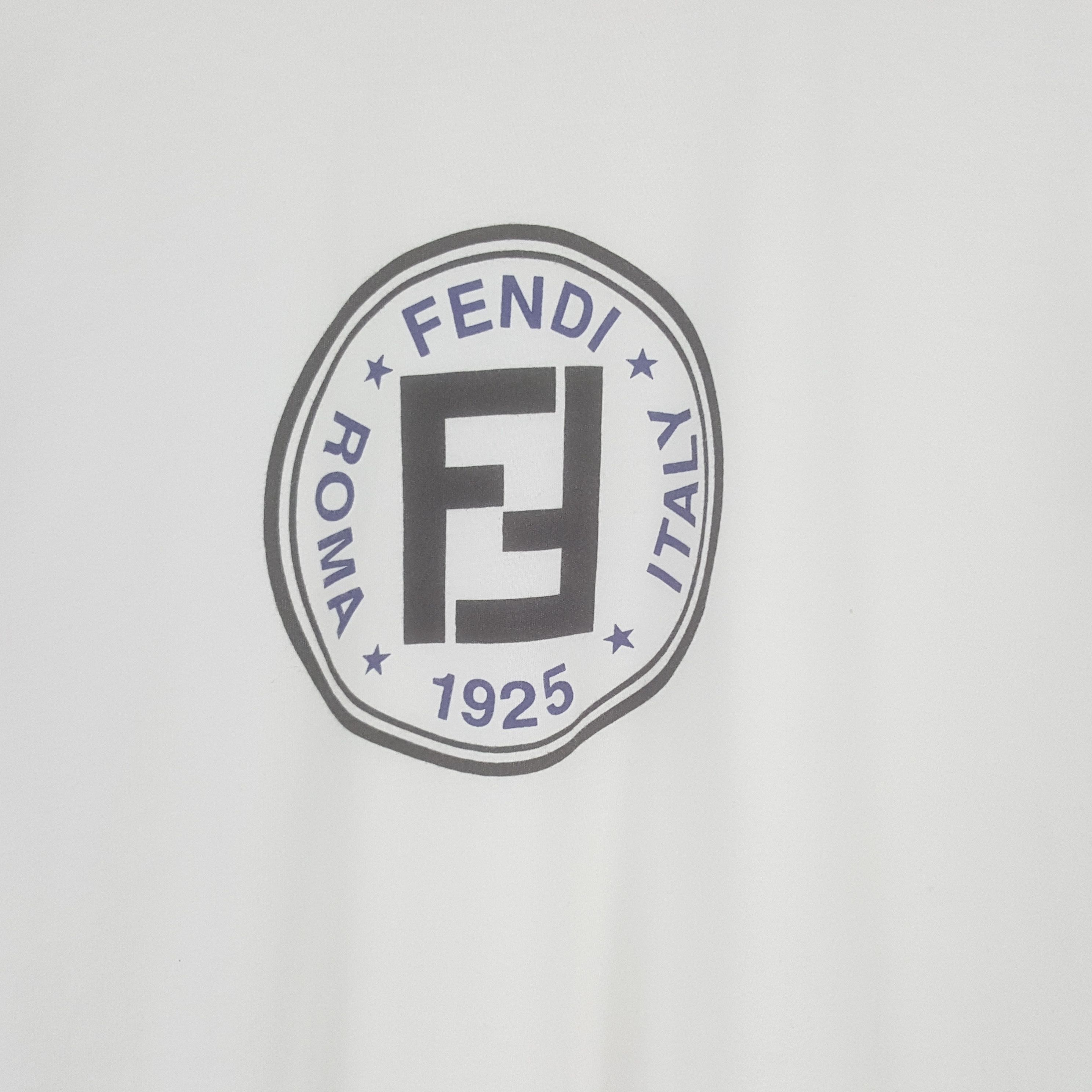Fendi × Vintage Vintage Fendi Italian Brand Logo Tshirt Size US L / EU 52-54 / 3 - 2 Thumbnail