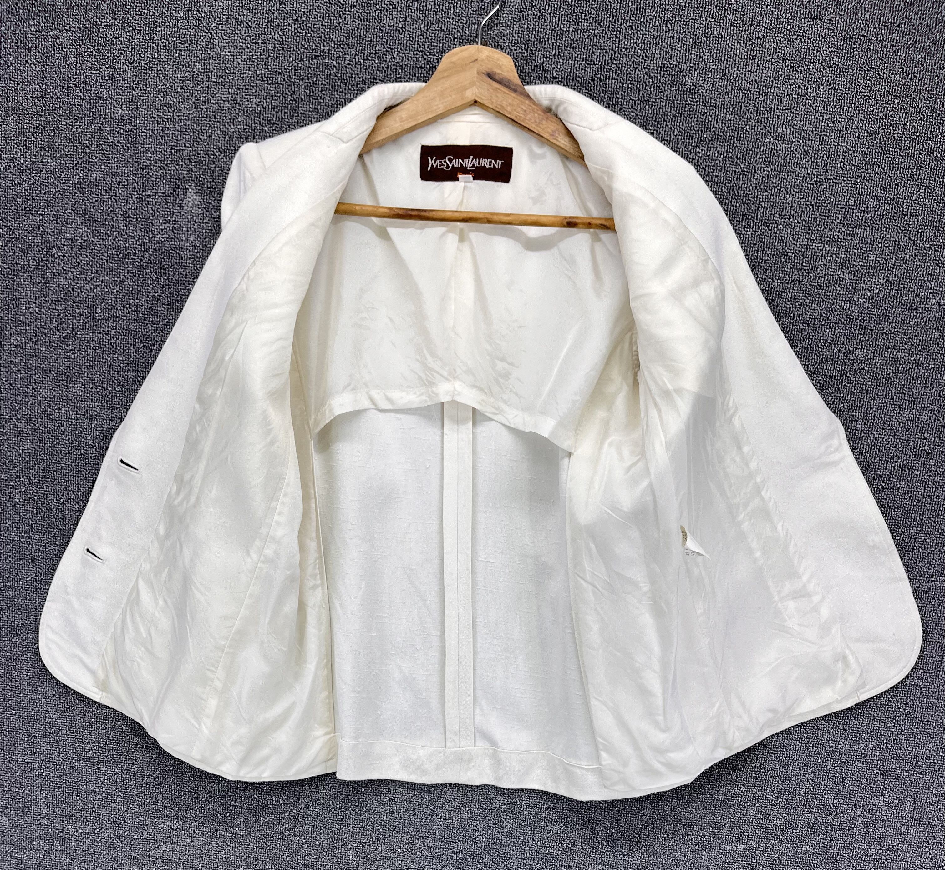 Yves Saint Laurent Vintage Yves Saint Laurent Luxury Wool Blazer Coat Jacket Size M / US 6-8 / IT 42-44 - 5 Thumbnail