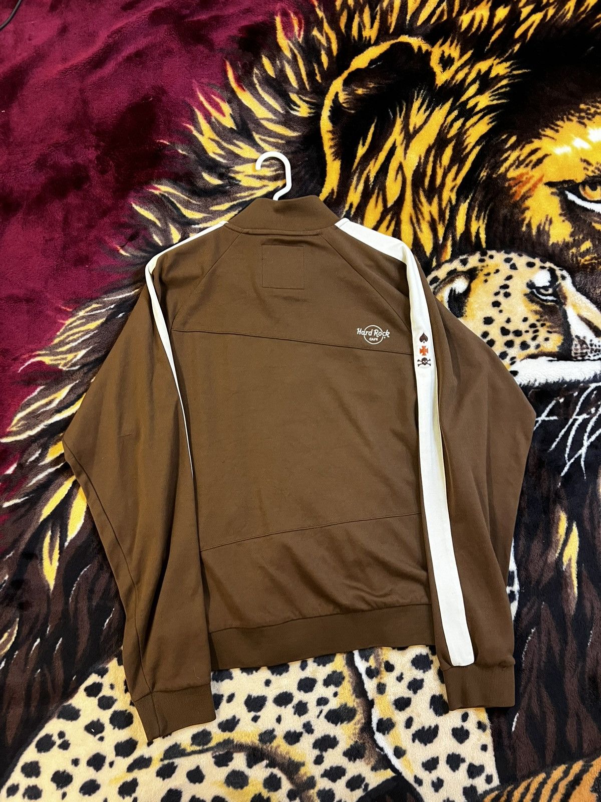 Hard Rock Cafe × Vintage Vintage Hard Rock Cafe Brown San Francisco Jacket Size US L / EU 52-54 / 3 - 7 Thumbnail