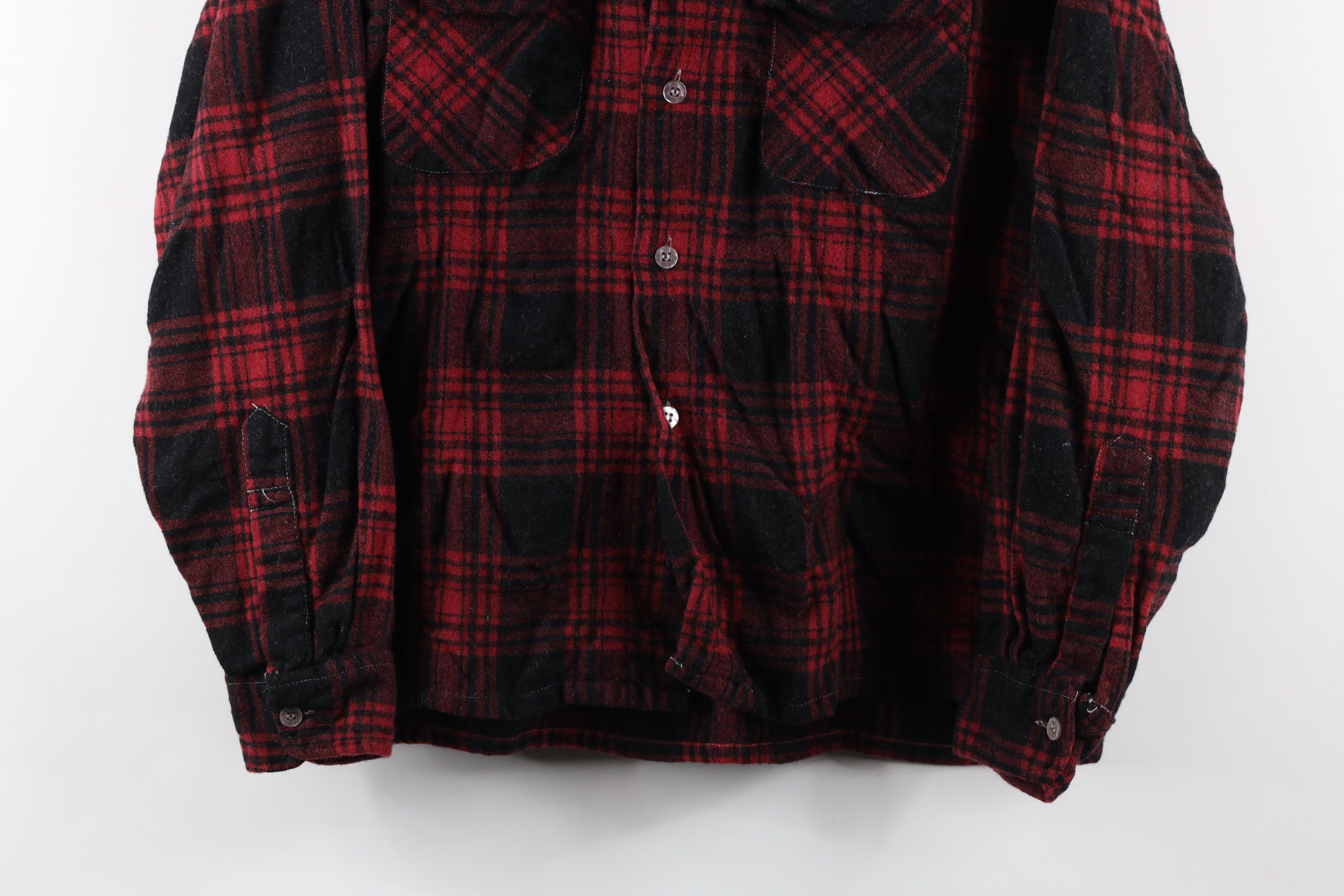 Vintage Vintage 60s 70s Double Pocket Board Button Shirt AS IS Size US L / EU 52-54 / 3 - 3 Thumbnail
