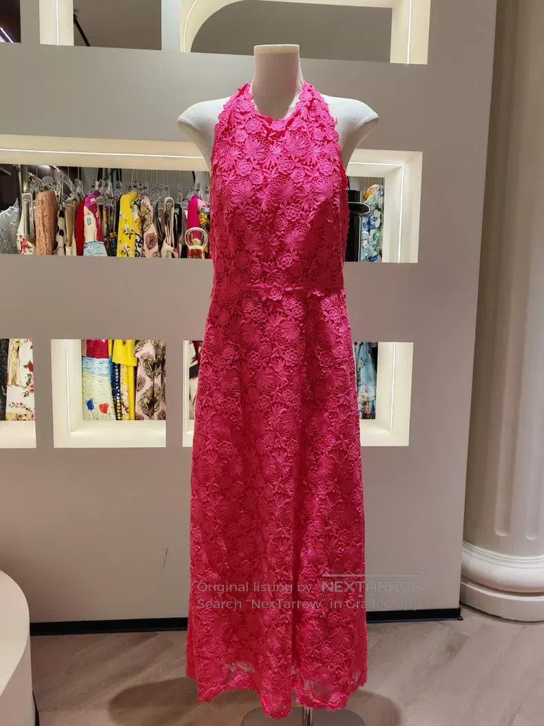 Valentino Valentino Rose red lace dress Size XS / US 0-2 / IT 36-38 - 1 Thumbnail