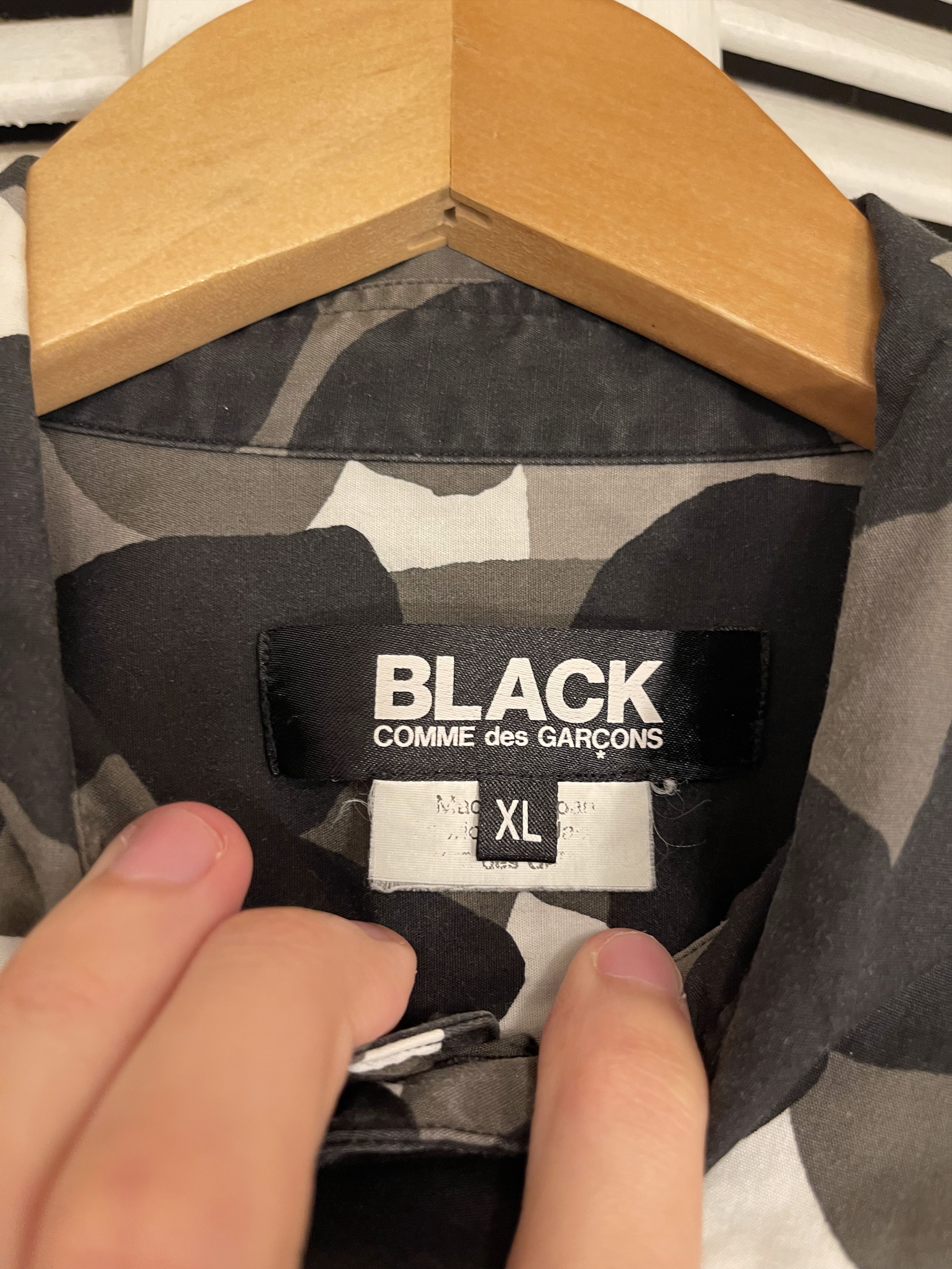 Comme des Garcons Black CDG Black Multi Color Button Up Dress Shirt AD2018 Size US XL / EU 56 / 4 - 3 Thumbnail