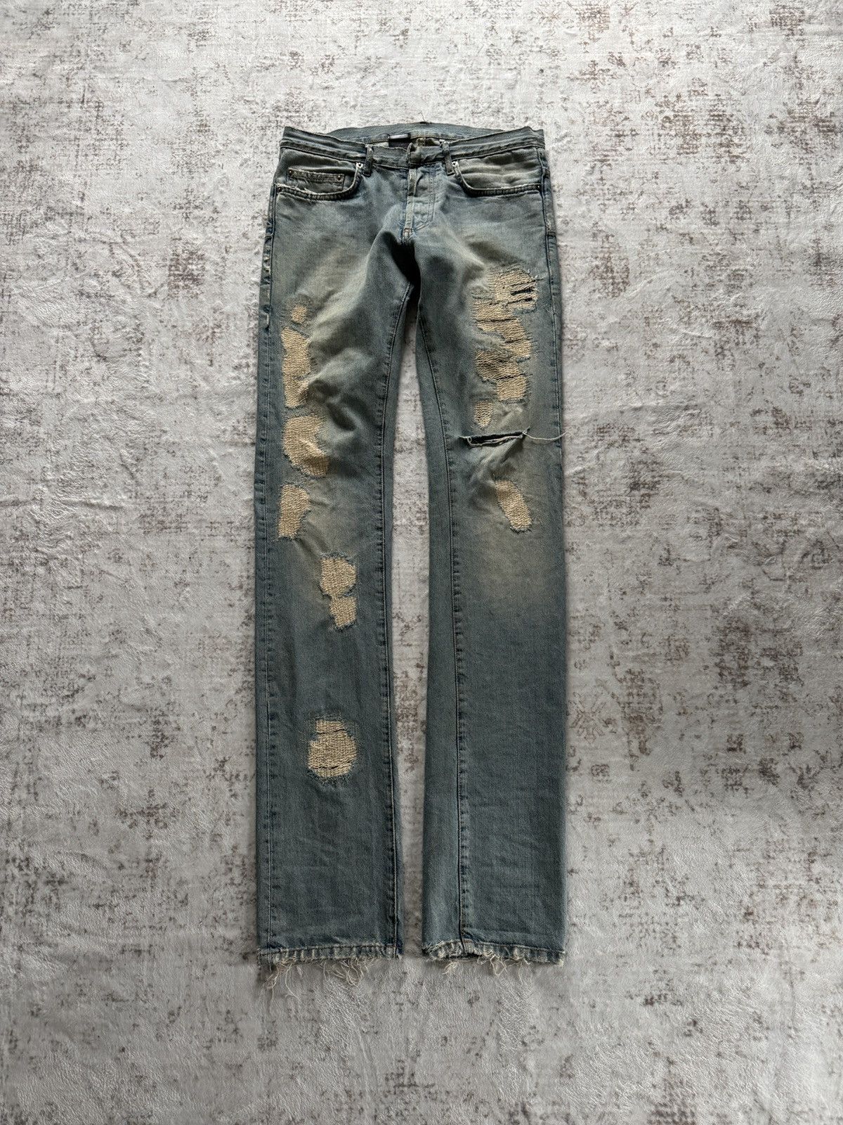 Dior Dior SS06 Crash Denim Size US 28 / EU 44 - 1 Thumbnail