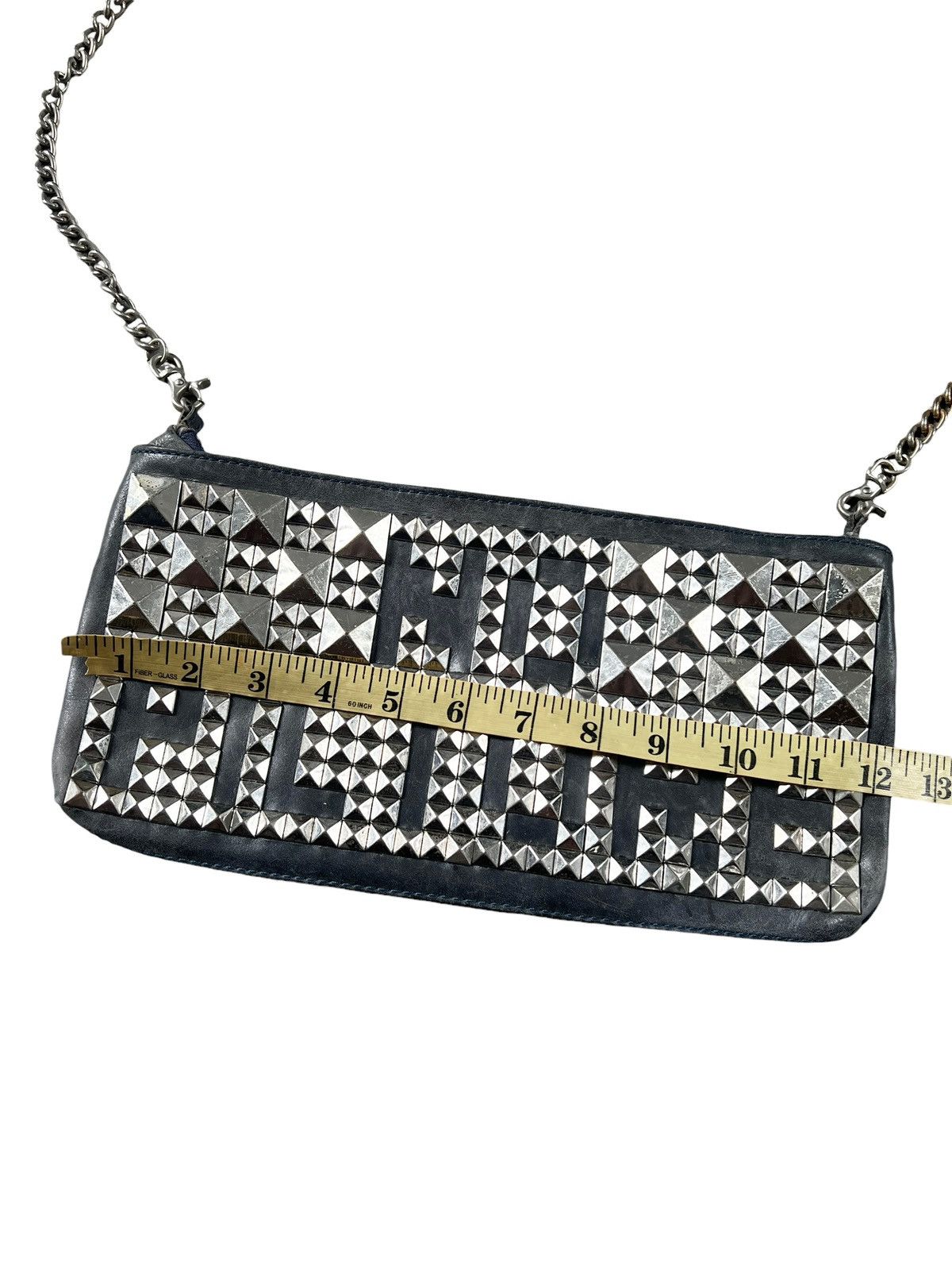 Hysteric Glamour Hysteric Glamour ‘No Picture” Studded Leather Chain Bag Size ONE SIZE - 3 Thumbnail