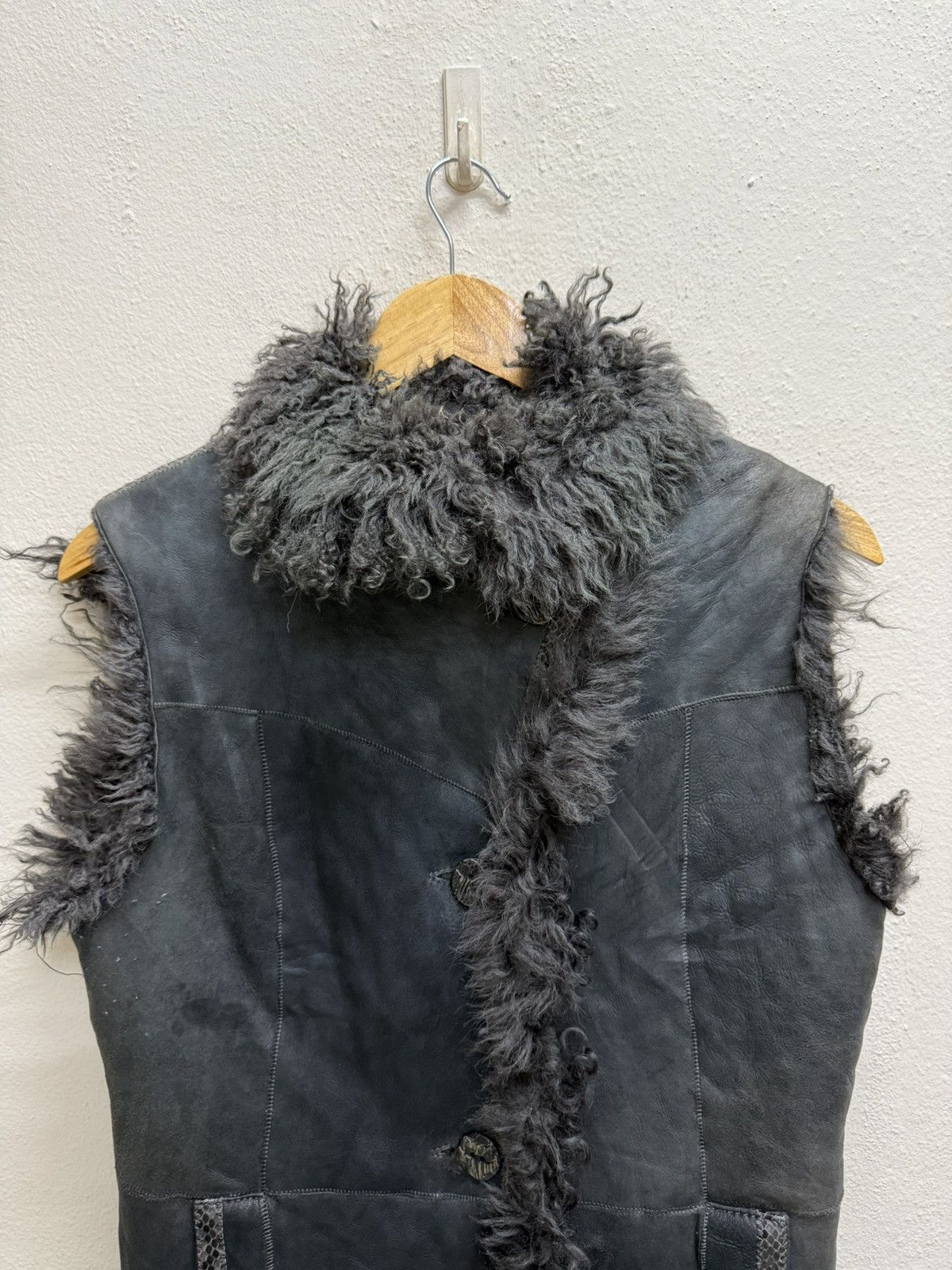 Robert Comstock Vintage Robert Comstock Fur Suede Leather Jacket Vests Size US S / EU 44-46 / 1 - 19 Thumbnail