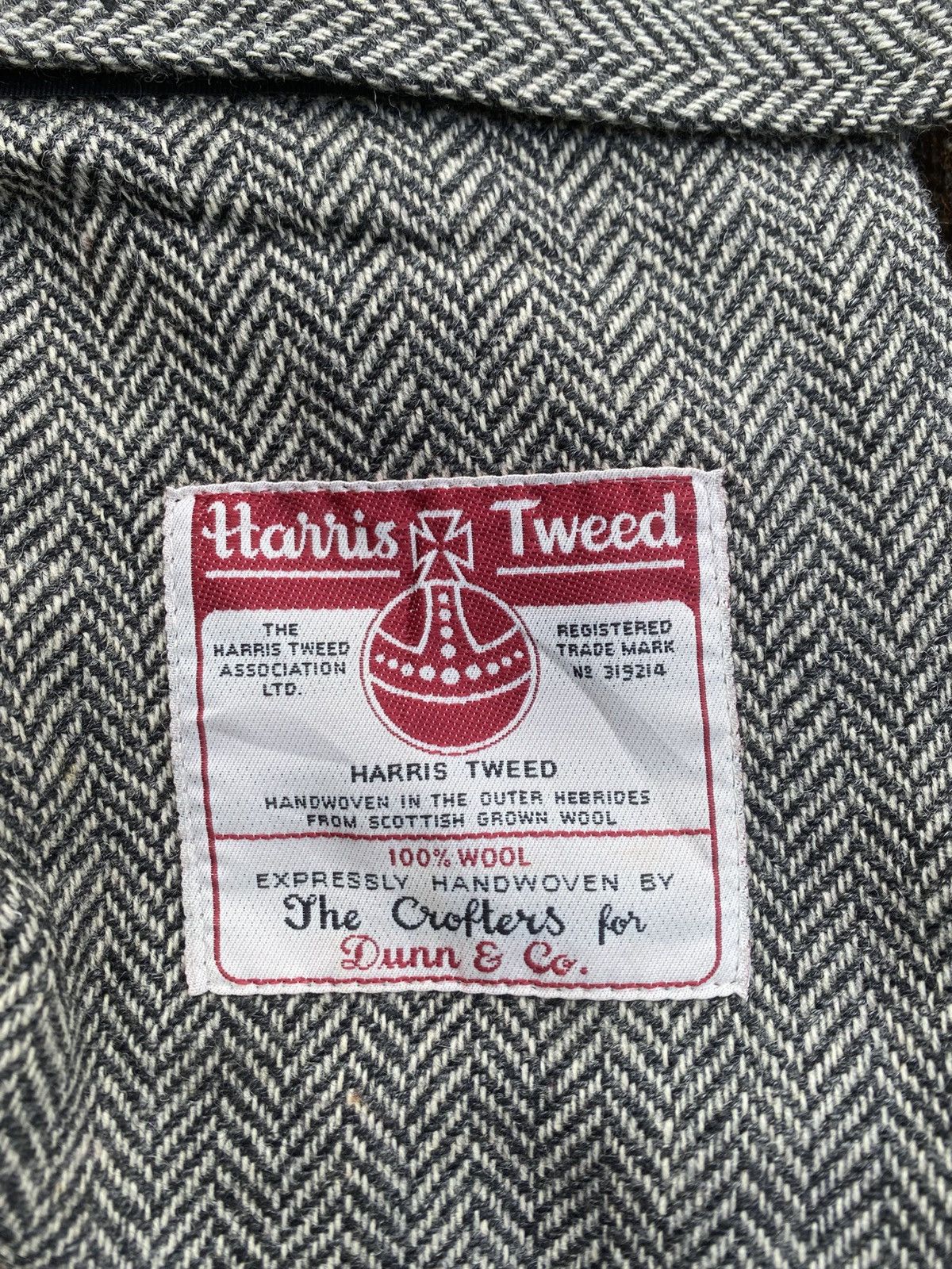 Harris Tweed Rare 1998 Vintage Harris Tweed multitone wool hoodie jacket Size US M / EU 48-50 / 2 - 10 Thumbnail