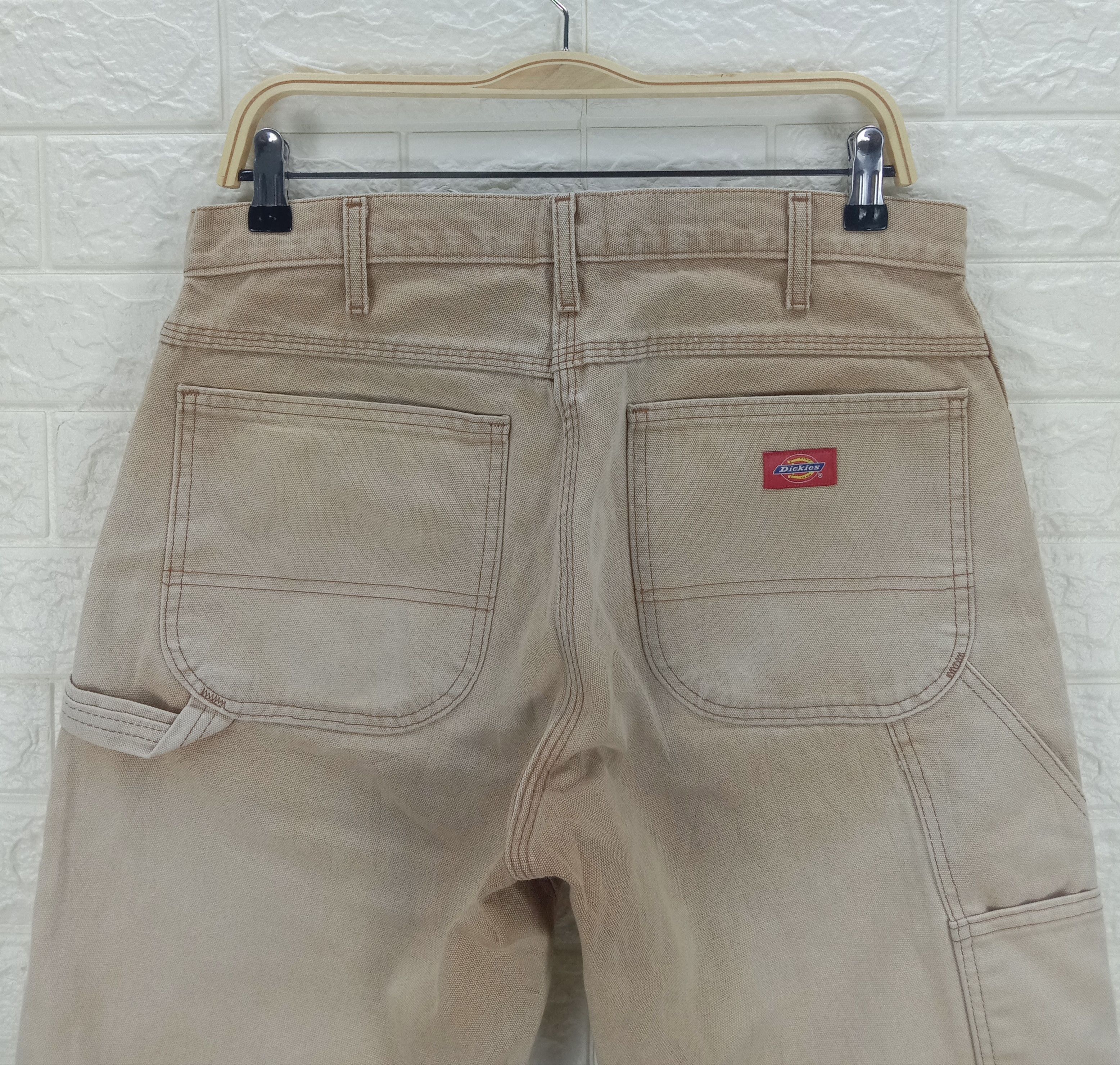 Dickies Vintage Dickies Carpenter Faded Tan Jeans Size US 32 / EU 48 - 6 Thumbnail
