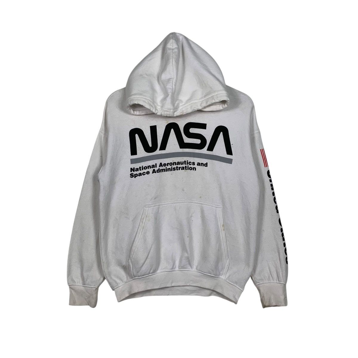 H&M Nasa Big Logo Pullover Hoodie Size US M / EU 48-50 / 2 - 1 Thumbnail