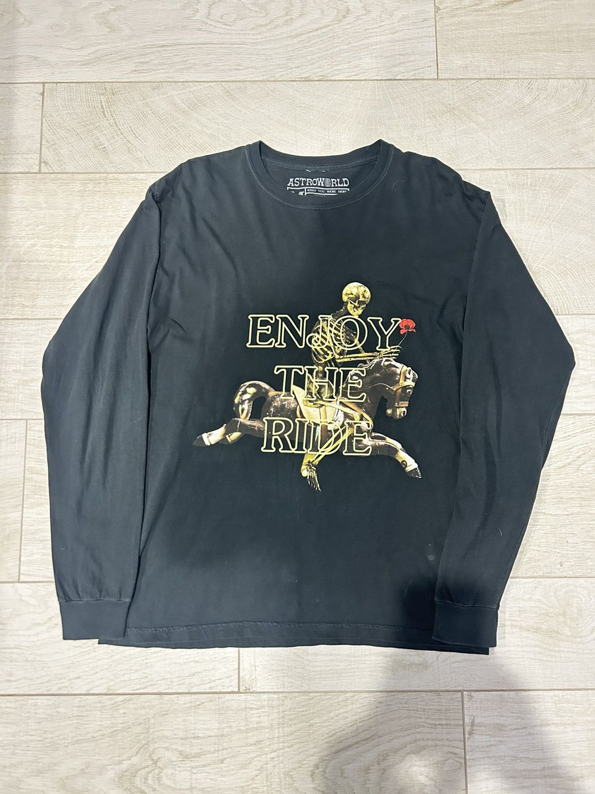 Travis Scott Astroworld Enjoy The Ride Longsleeve Size US M / EU 48-50 / 2 - 1 Thumbnail