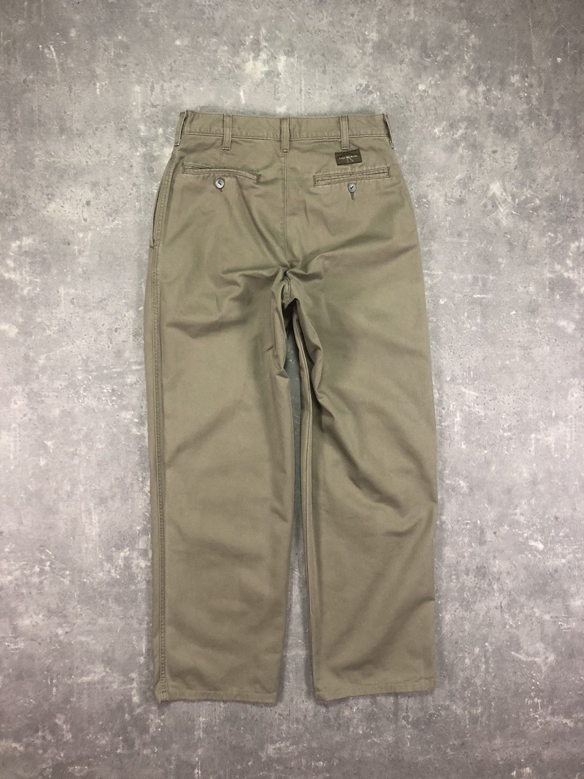 vintage beige made in usa calvin klein khakis
