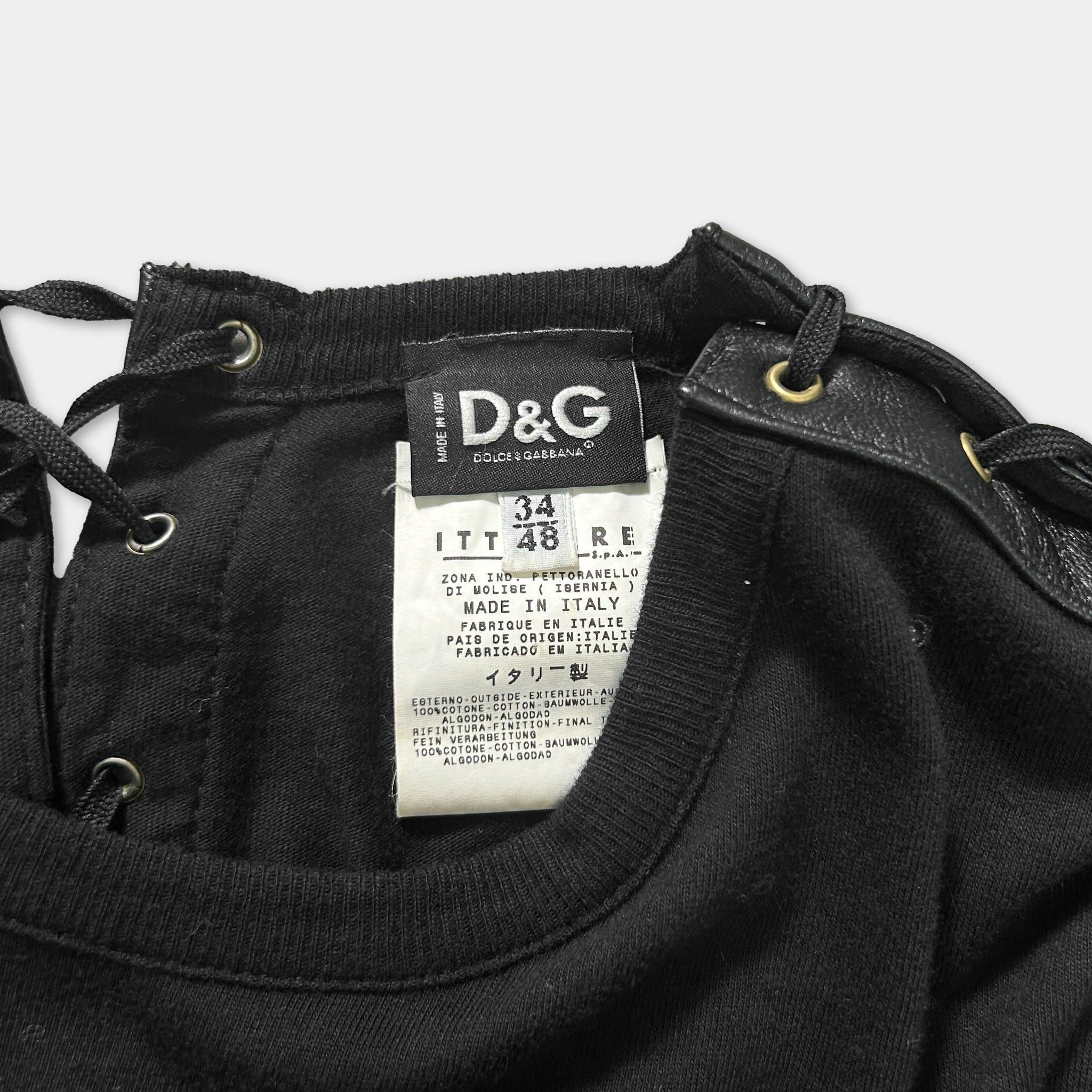Dolce & Gabbana Dolce & Gabbana Bondage Leather Rhinestone Longsleeve Size S / US 4 / IT 40 - 4 Thumbnail