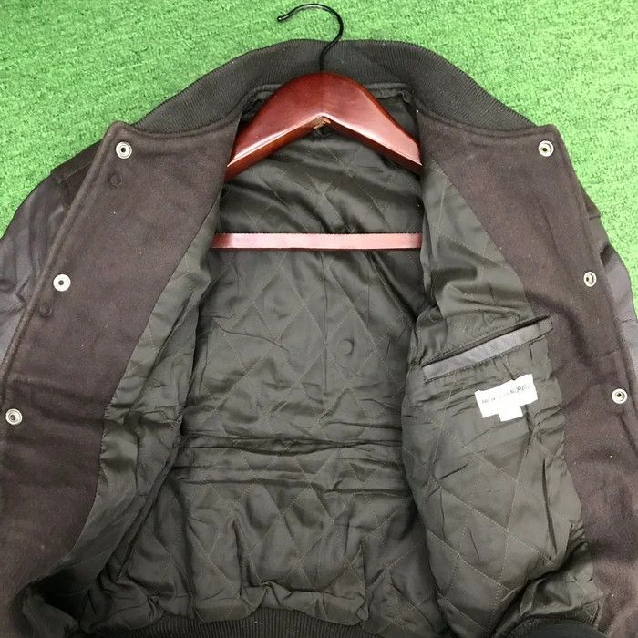Japanese Brand × Krizia Uomo SY0112 VTG MEN TENORAS X UOMO LEATHER SLEEVE VARSITY JACKET Size US M / EU 48-50 / 2 - 4 Thumbnail