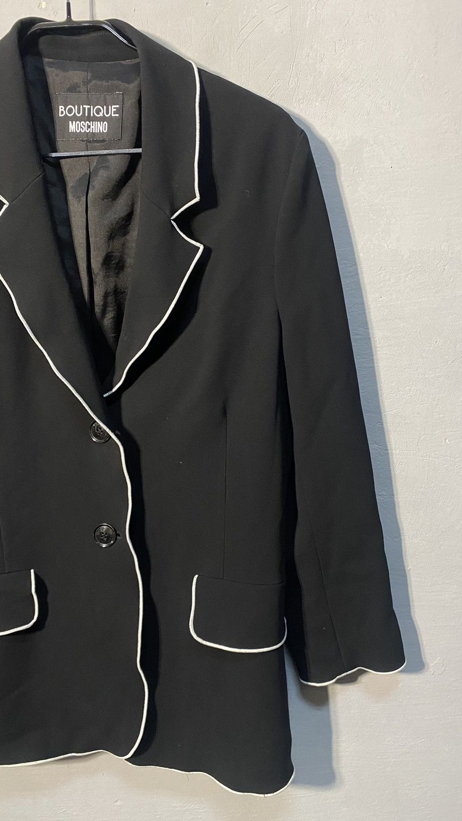 Moschino Boutique Moschino Blazer womans Black Size 42 IT / 10 UK Size L / US 10 / IT 46 - 2 Thumbnail