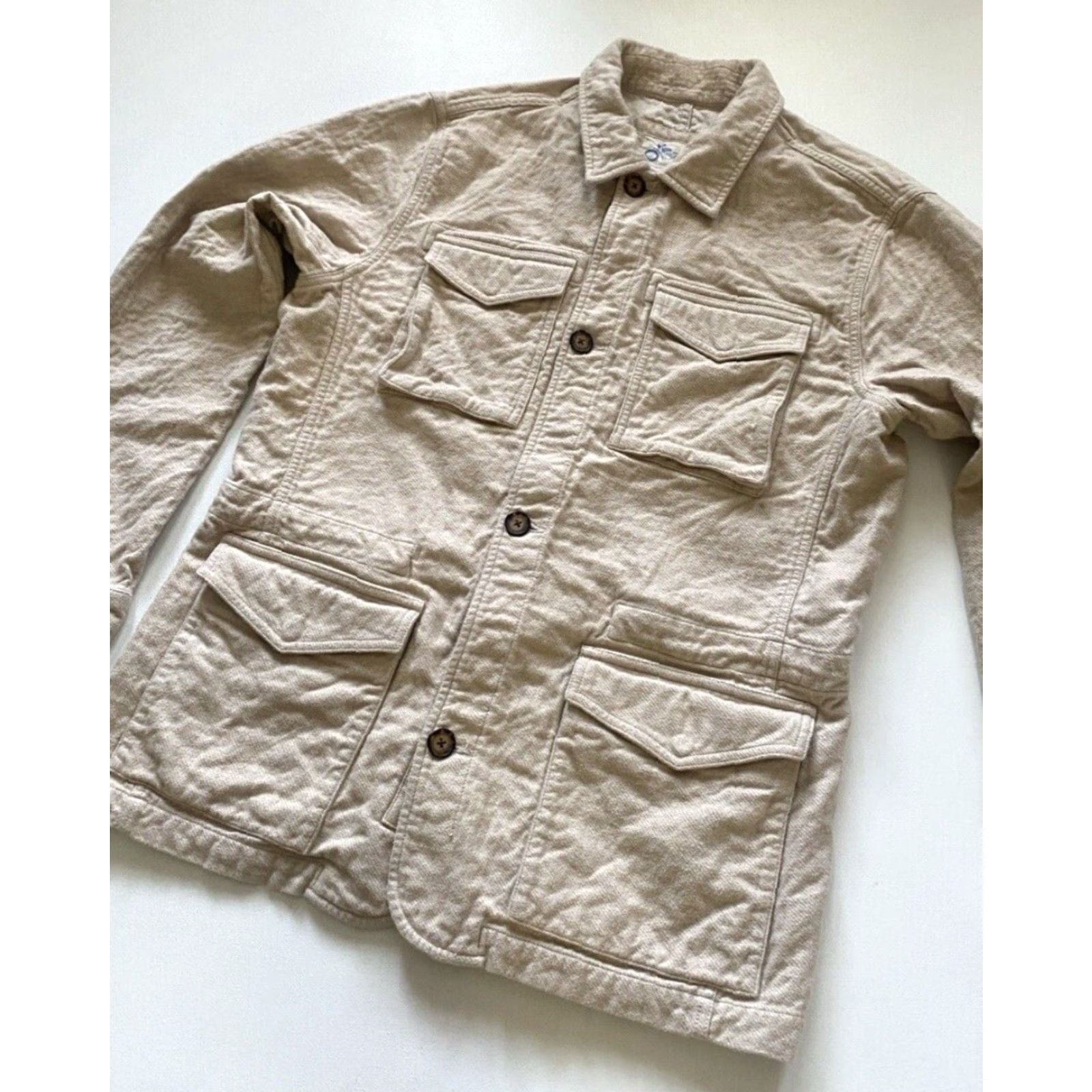 Vintage Mugsy Hemmingway Jacket Washed Tan L Mens Jacket Size US L / EU 52-54 / 3 - 5 Thumbnail