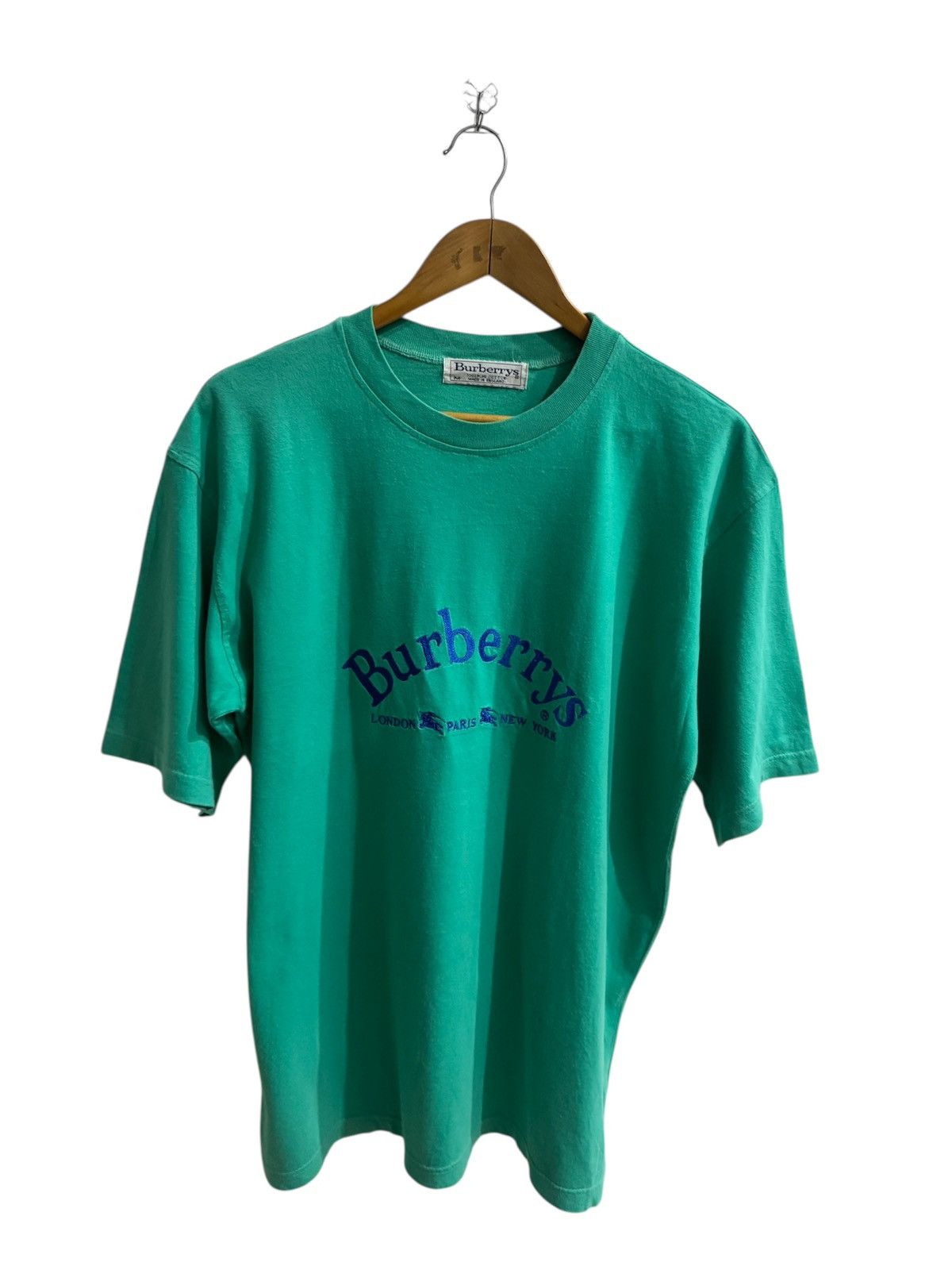 Burberry × Vintage Vintage Burberrys Made in England Tee Size US M / EU 48-50 / 2 - 1 Thumbnail